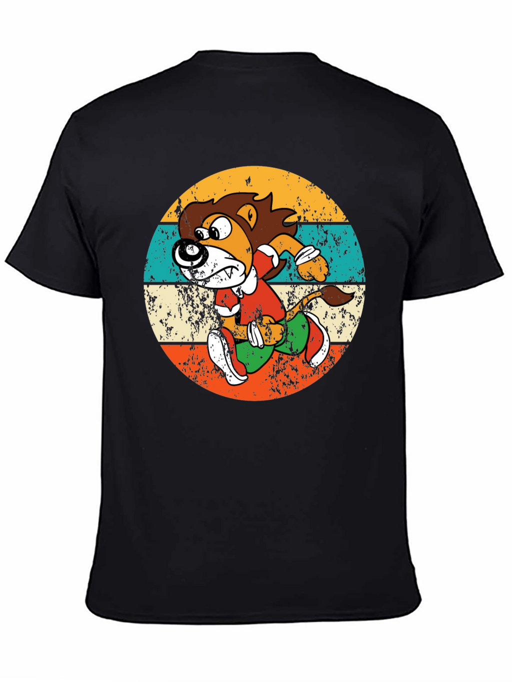 Retro Running Lion Graphic Tee