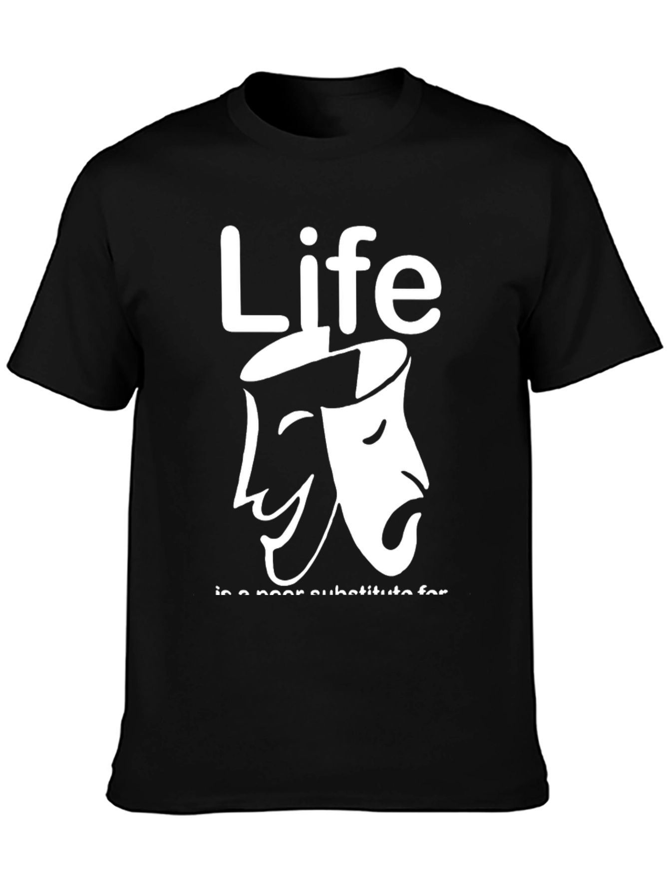 Life Drama Masks Graphic Tee