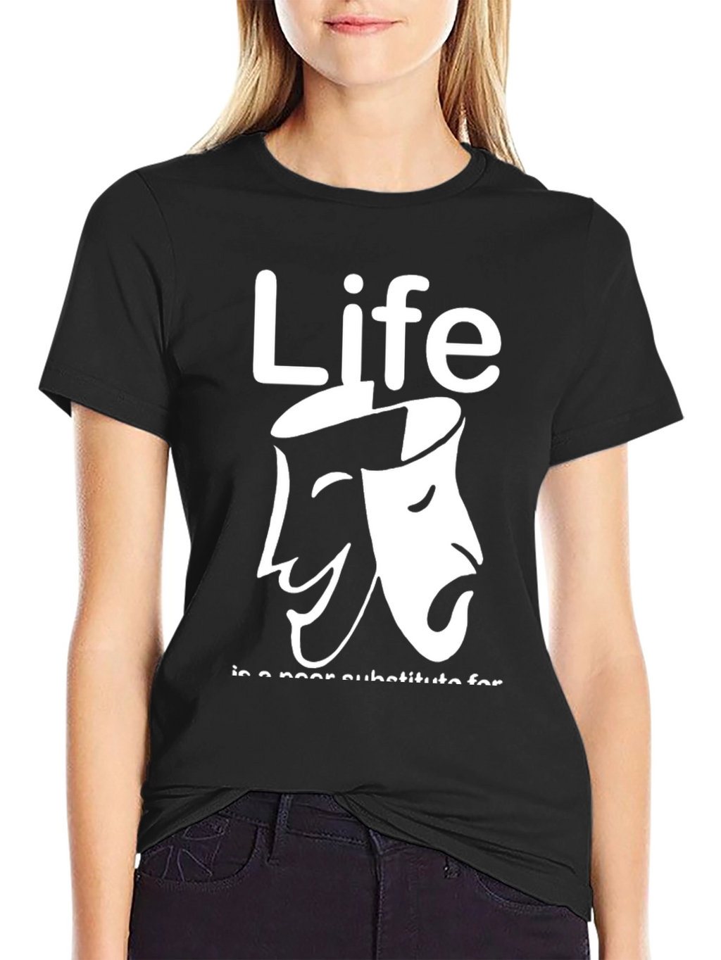 Life Drama Masks Graphic Tee