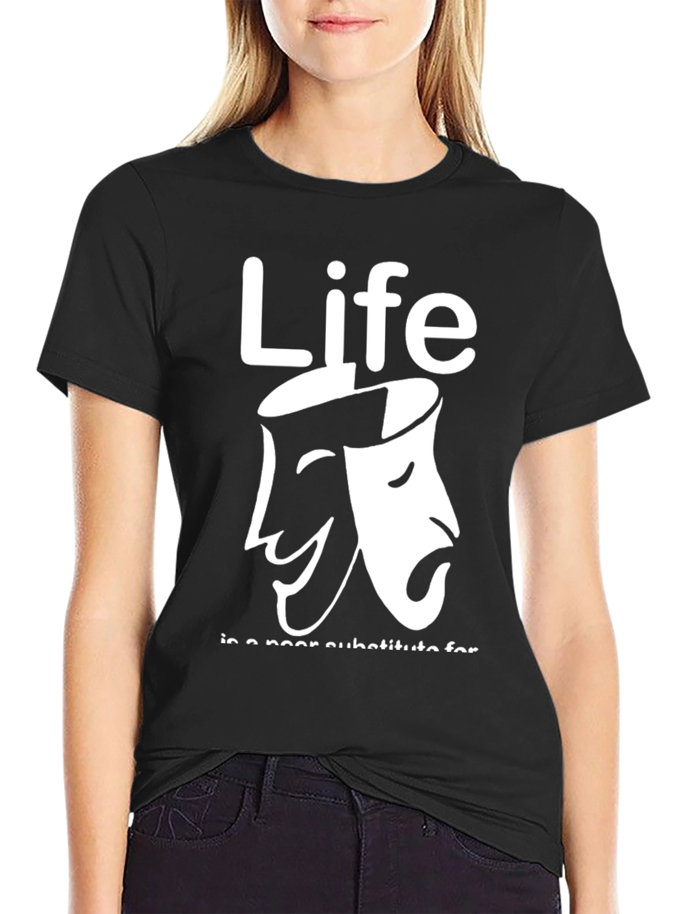 Life Drama Masks Graphic Tee