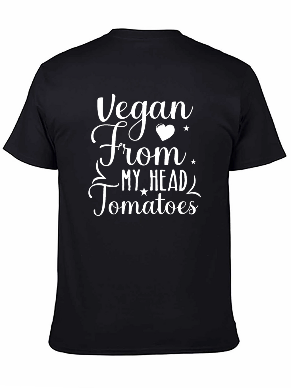 Vegan From My Head Tomatoes Graphic Tee
