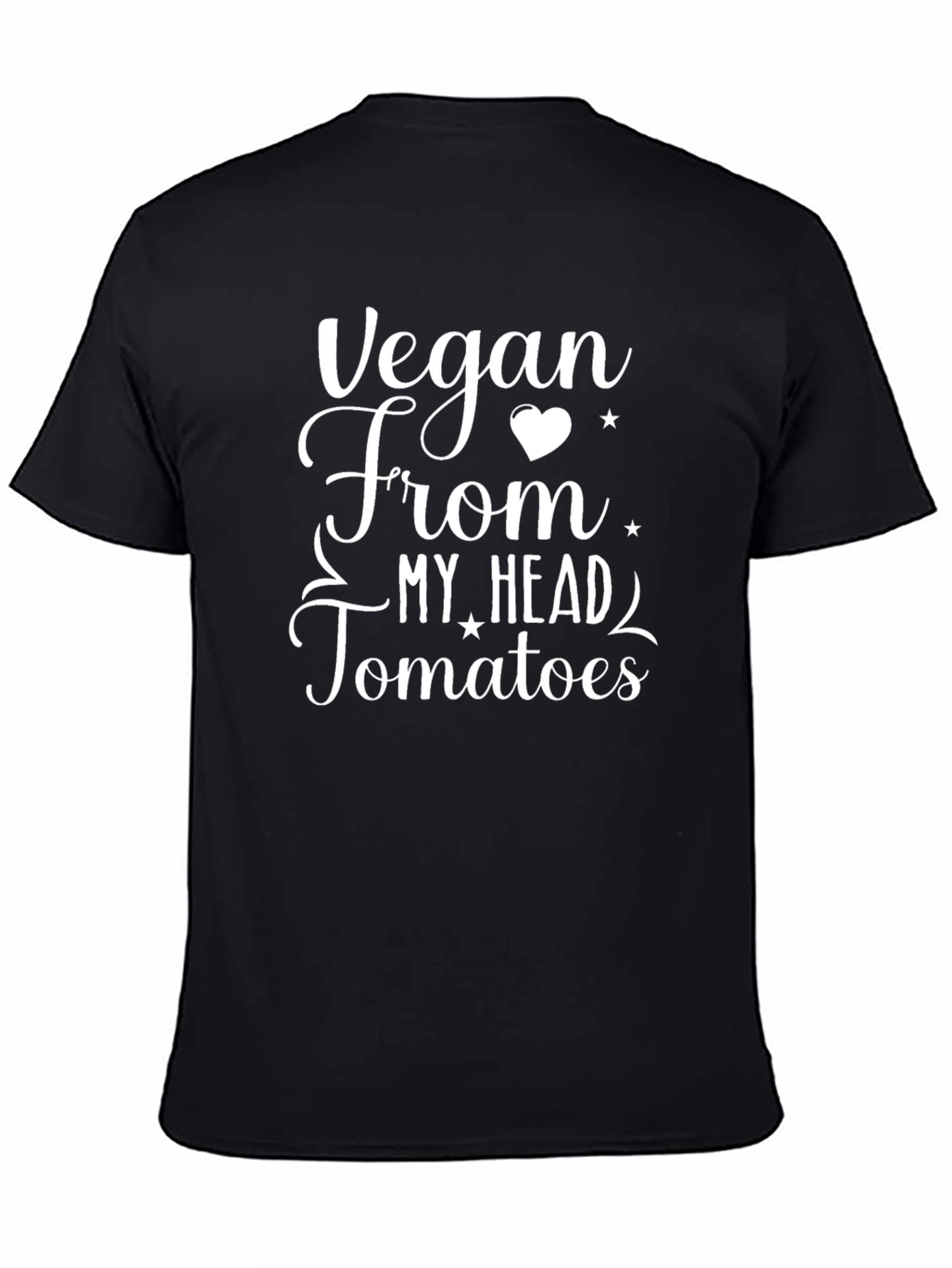 Vegan From My Head Tomatoes Graphic Tee