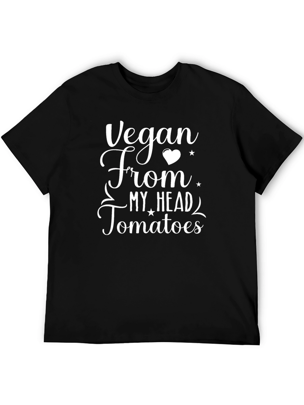 Vegan From My Head Tomatoes Graphic Tee
