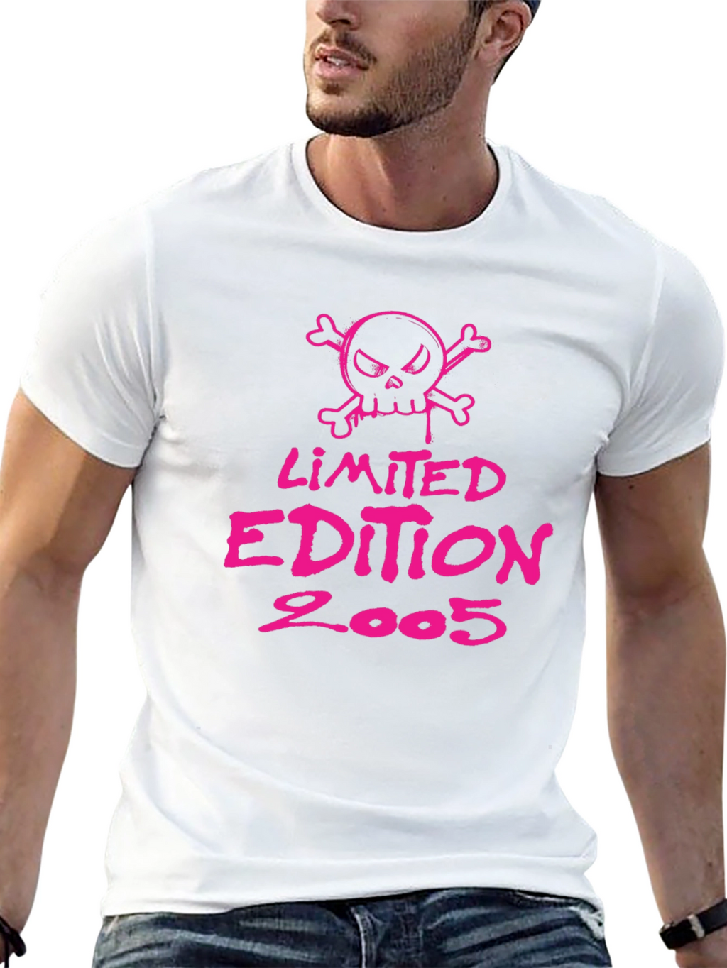 Limited Edition 2005 Skull Graphic T-Shirt