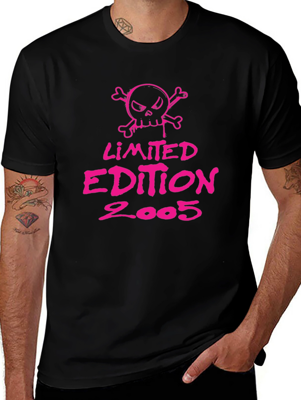Limited Edition 2005 Skull Graphic T-Shirt