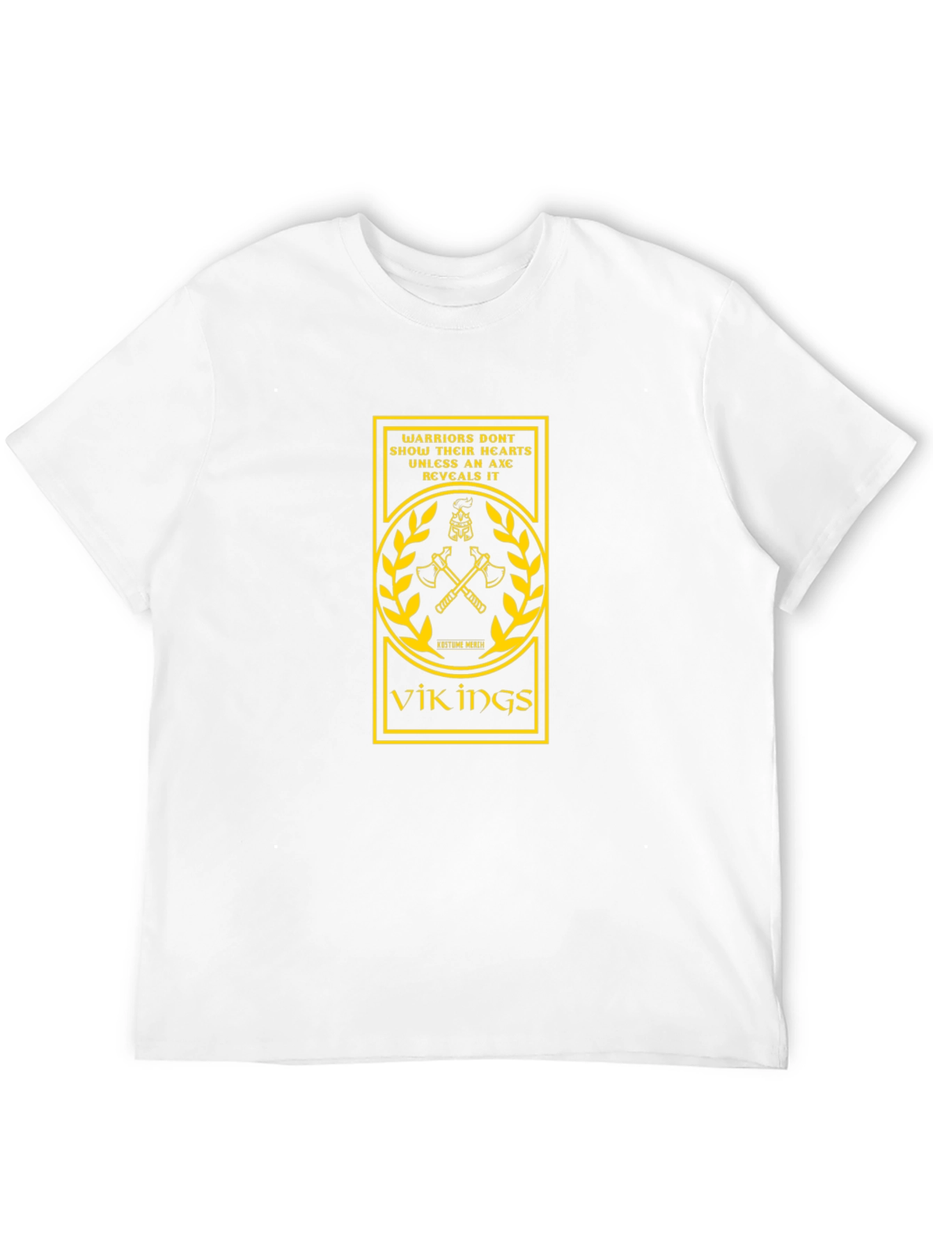 Vikings Graphic Print Black T-Shirt