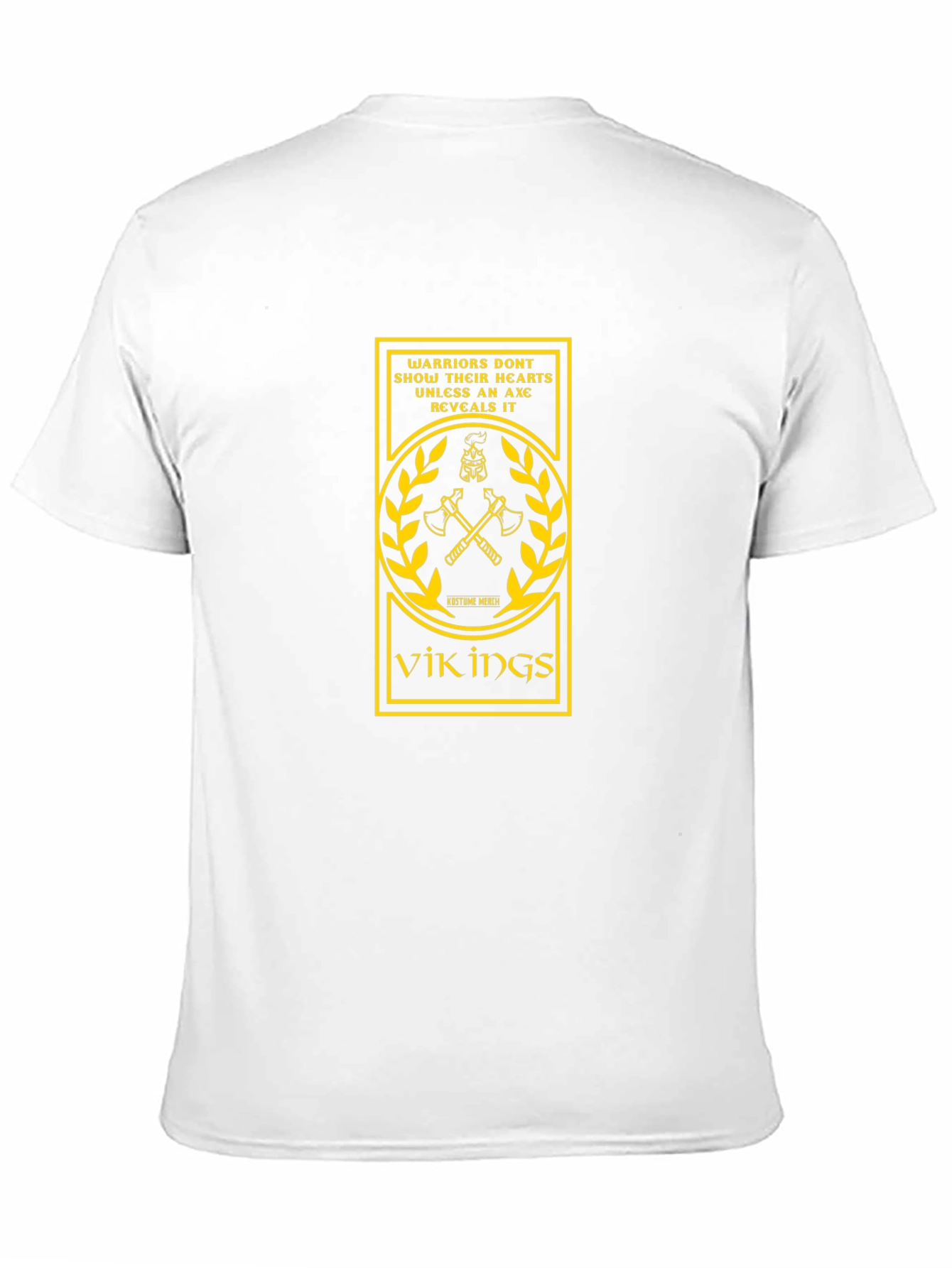 Vikings Graphic Print Black T-Shirt