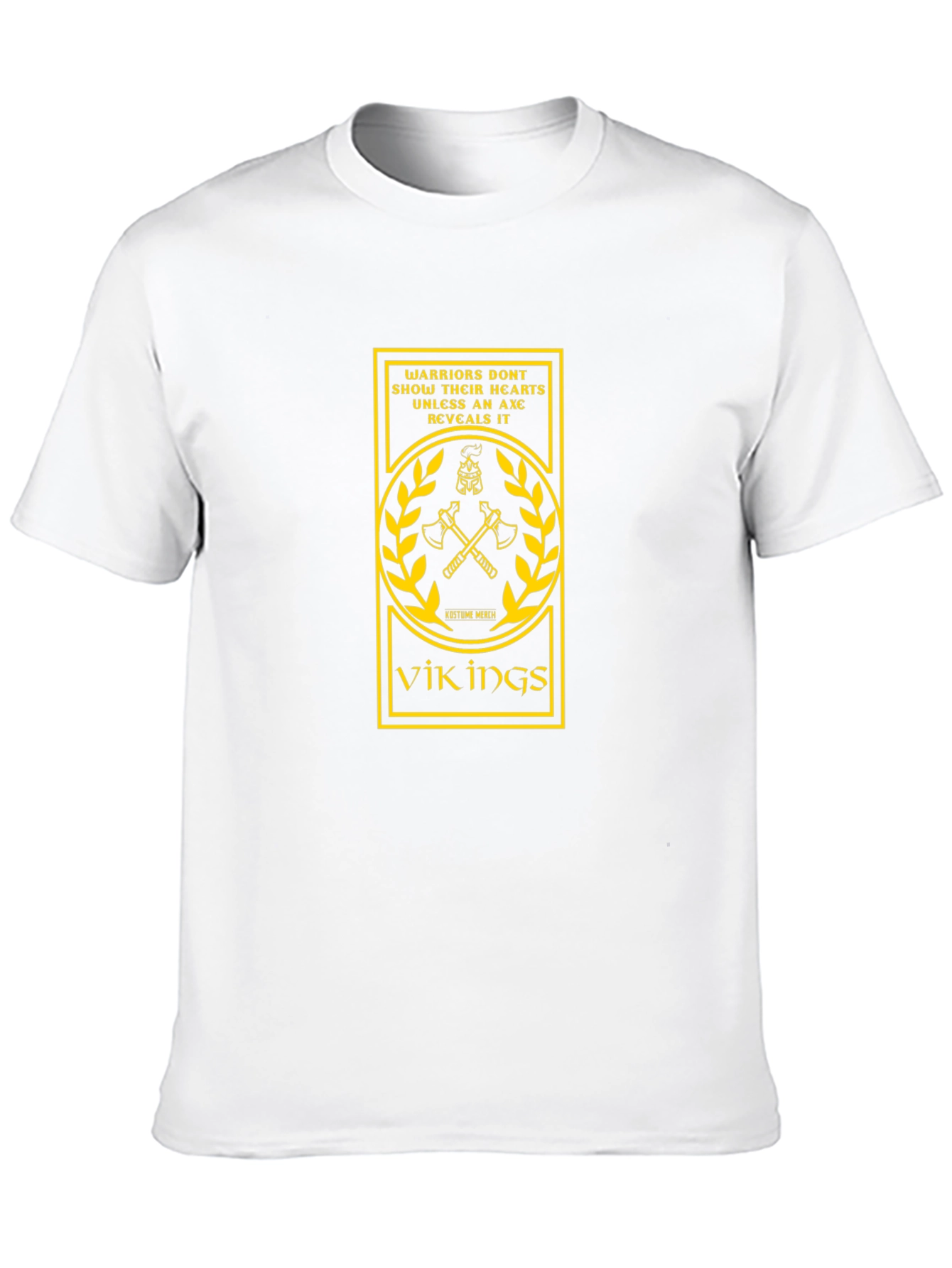Vikings Graphic Print Black T-Shirt