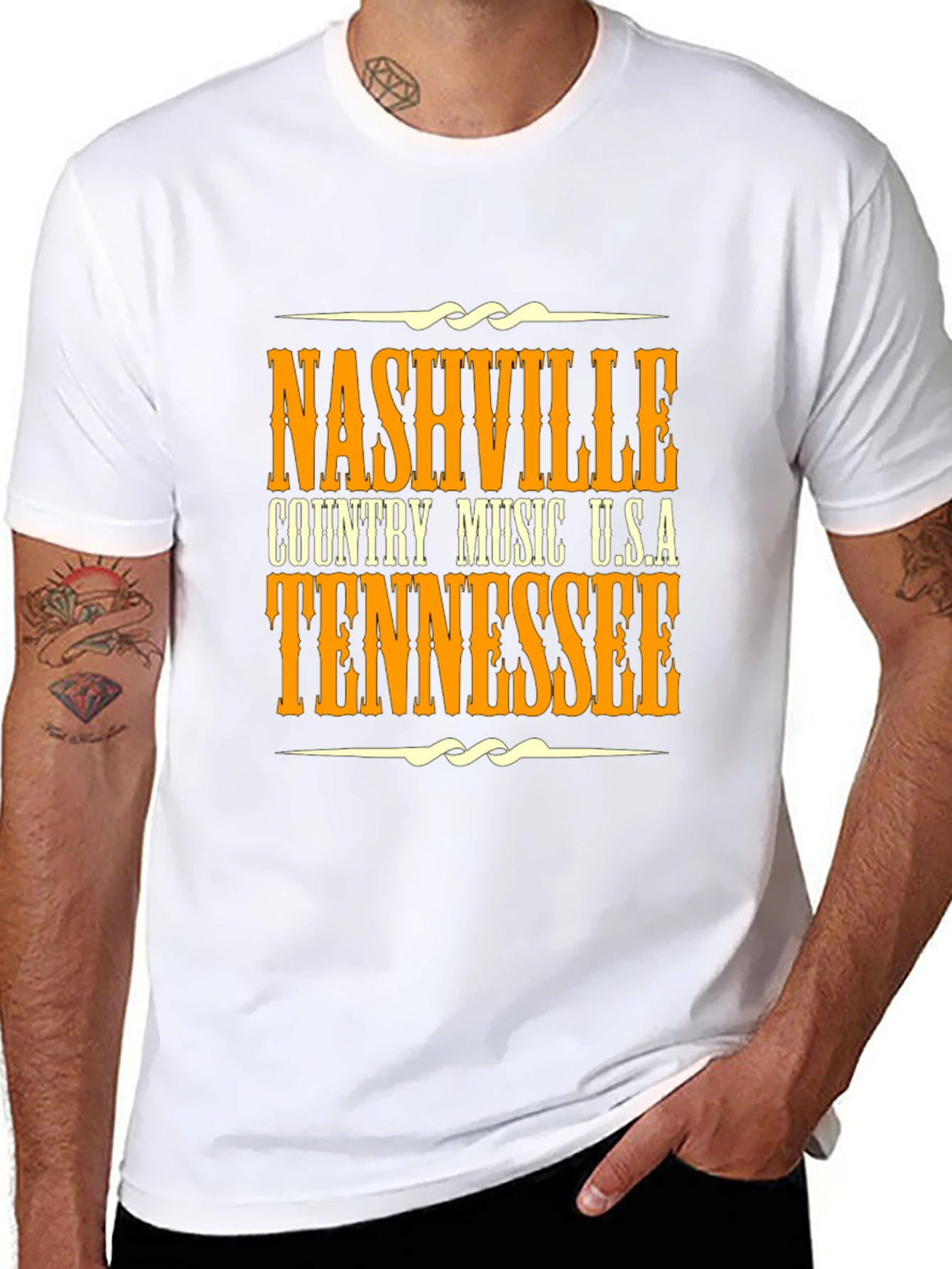 Nashville Tennessee Country Music T-Shirt