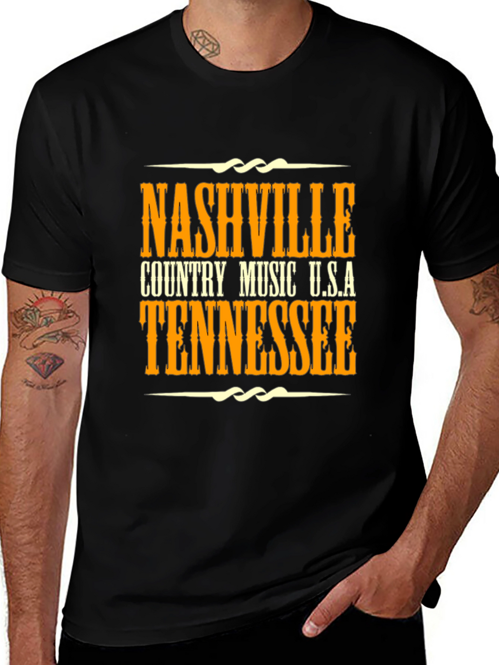 Nashville Tennessee Country Music T-Shirt