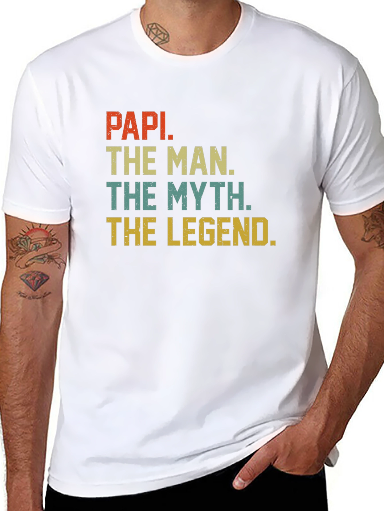 Papi The Man The Myth The Legend T-Shirt