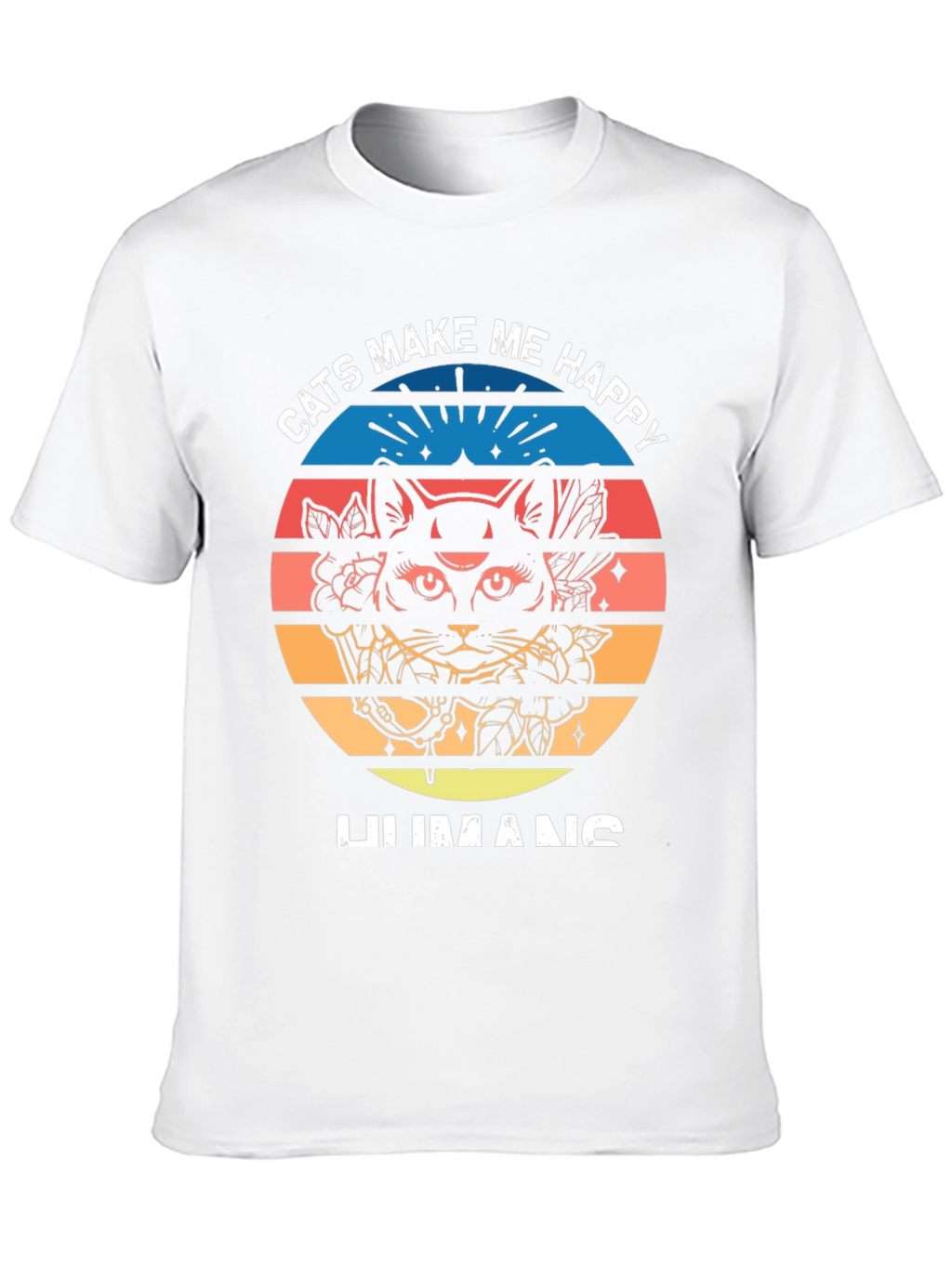 Cats Make Me Happy Graphic Tee