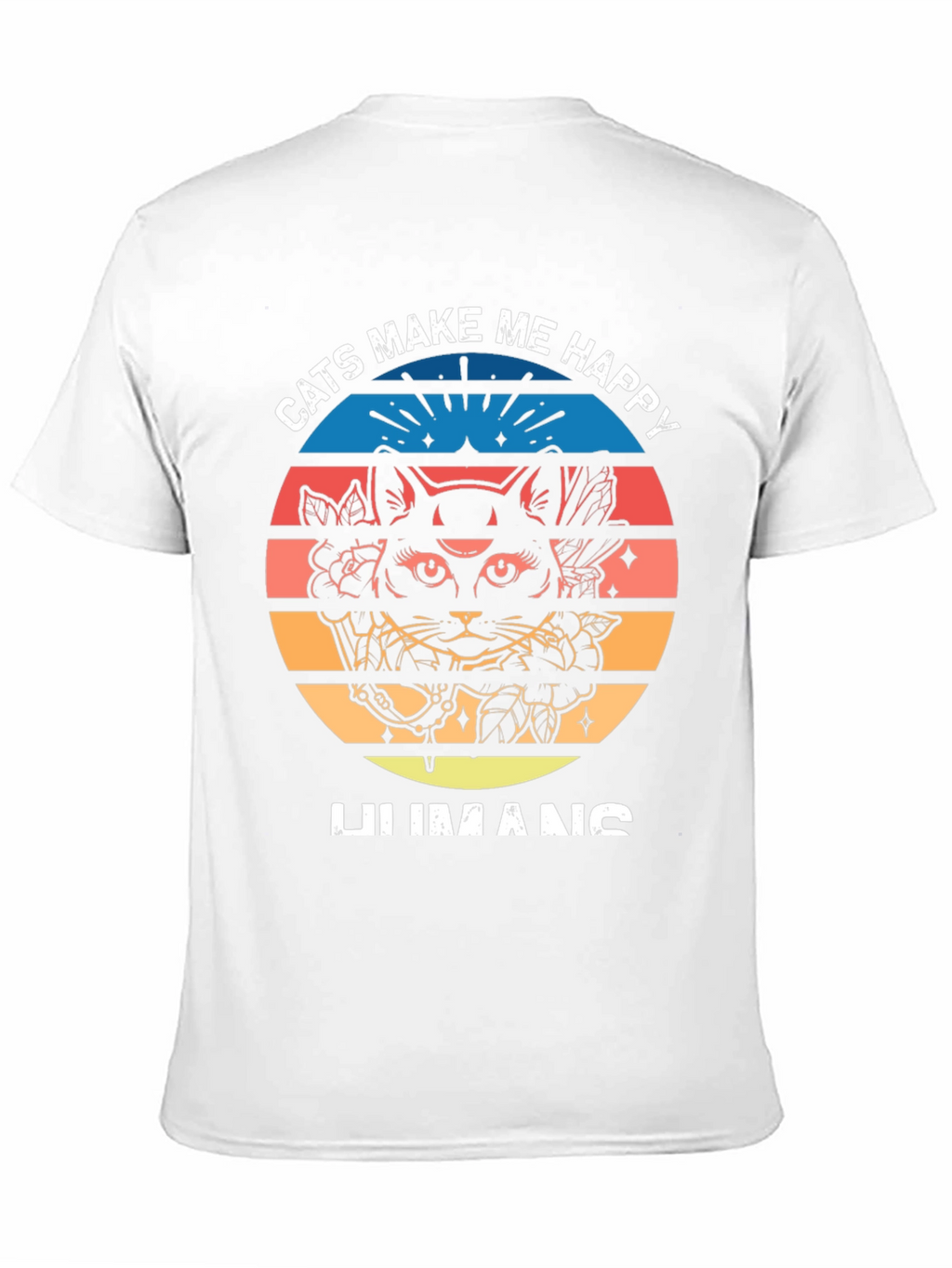 Cats Make Me Happy Graphic Tee