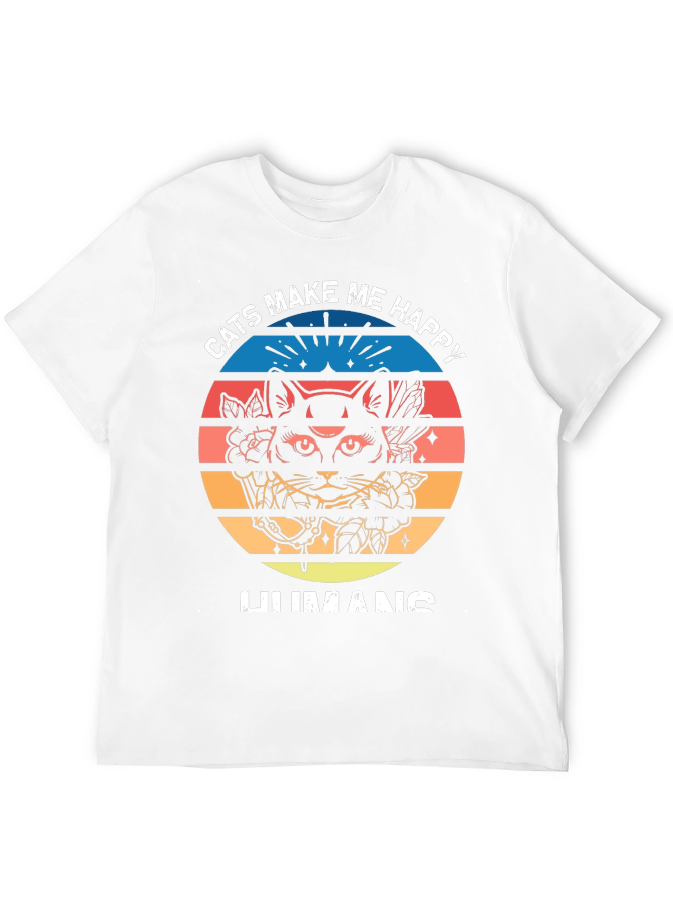 Cats Make Me Happy Graphic Tee