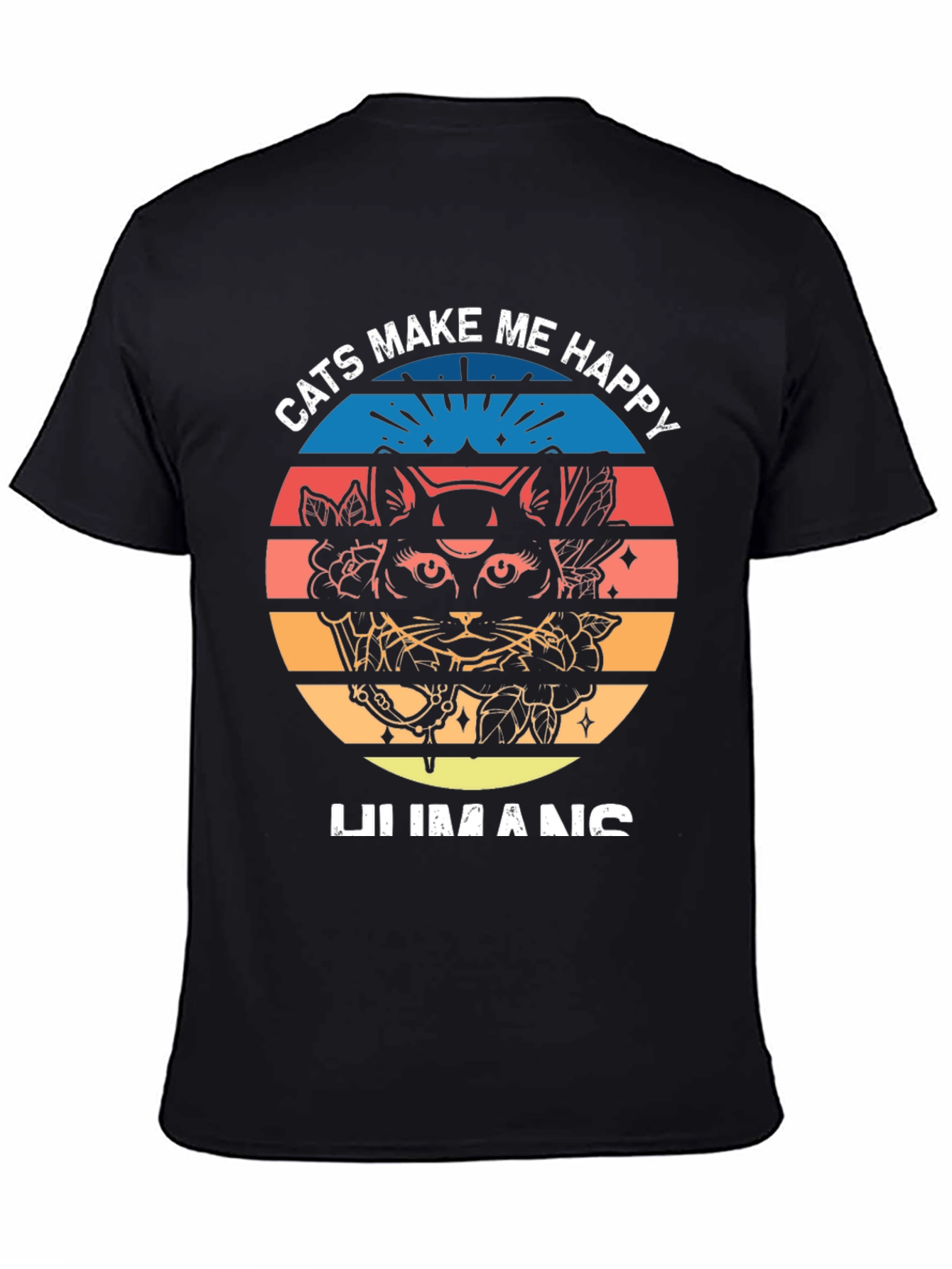 Cats Make Me Happy Graphic Tee
