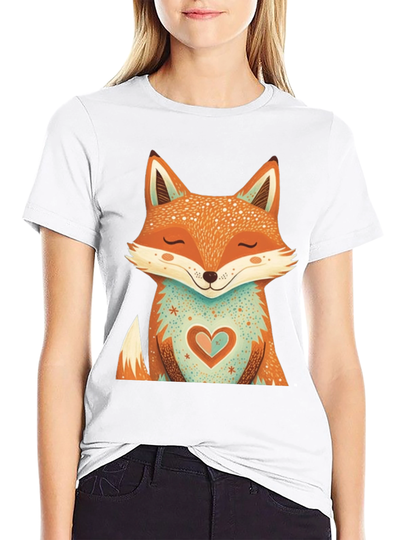 Cute Fox Graphic Tee