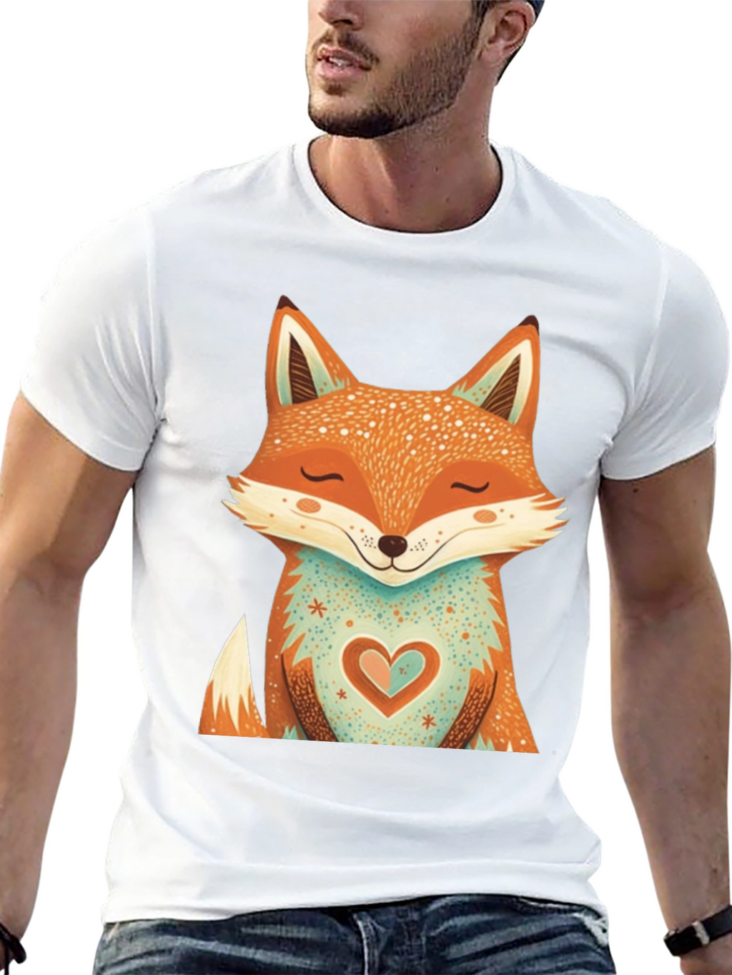 Cute Fox Graphic Tee