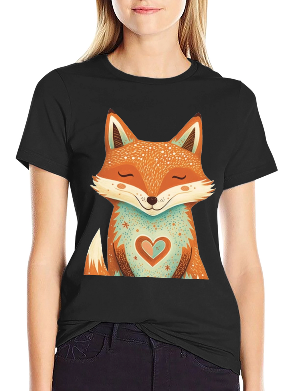 Cute Fox Graphic Tee