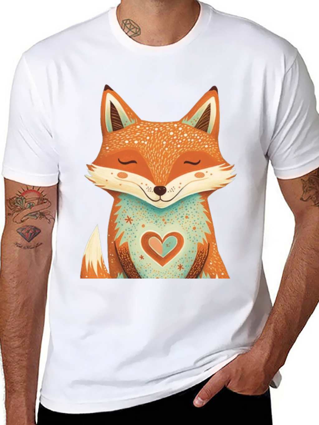 Cute Fox Graphic Tee