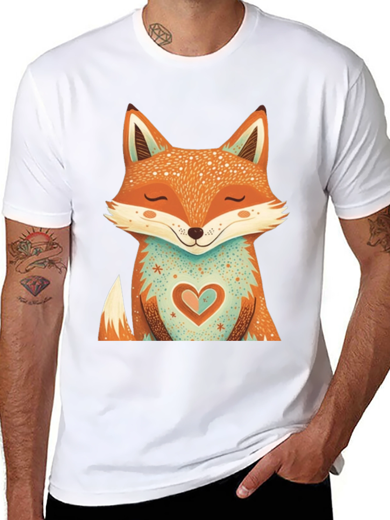 Cute Fox Graphic Tee
