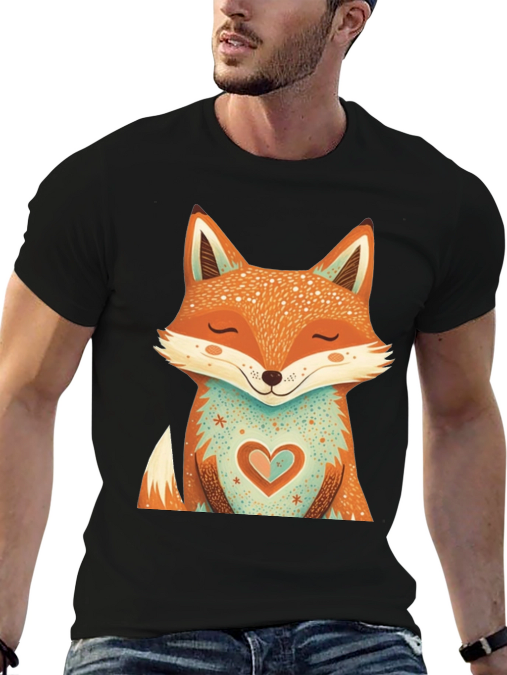 Cute Fox Graphic Tee
