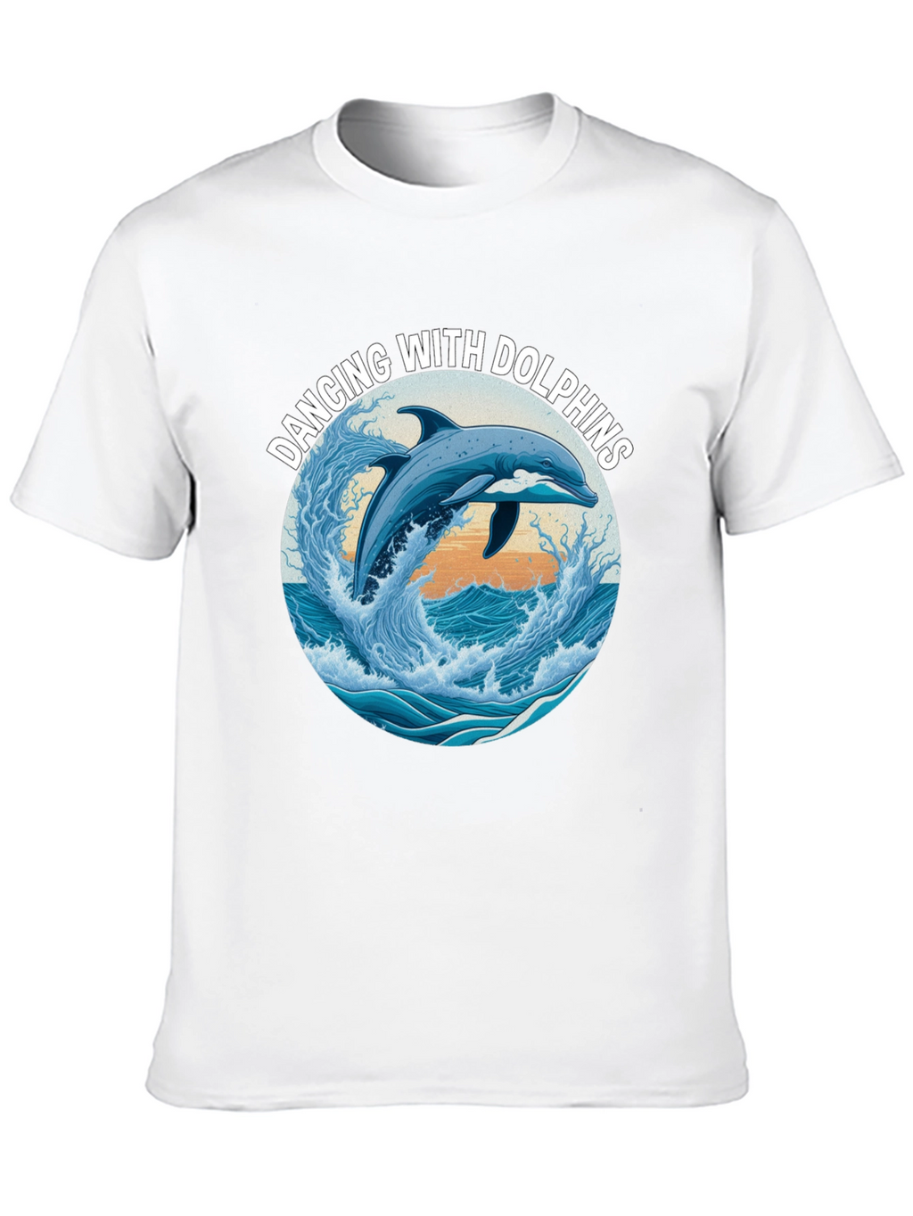 Dancing with Dolphins Graphic Tee