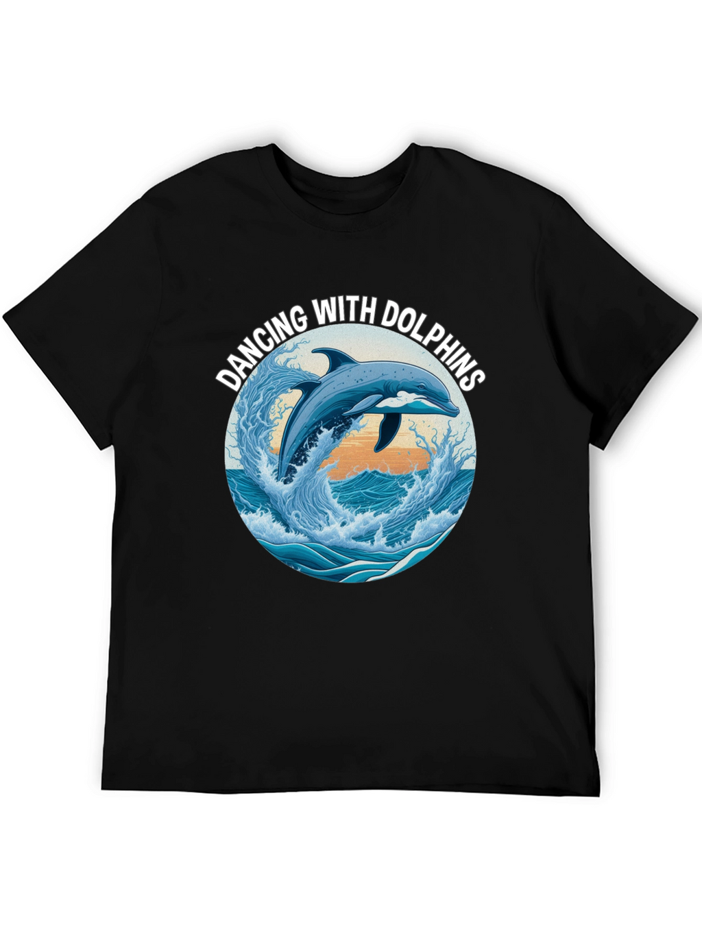 Dancing with Dolphins Graphic Tee