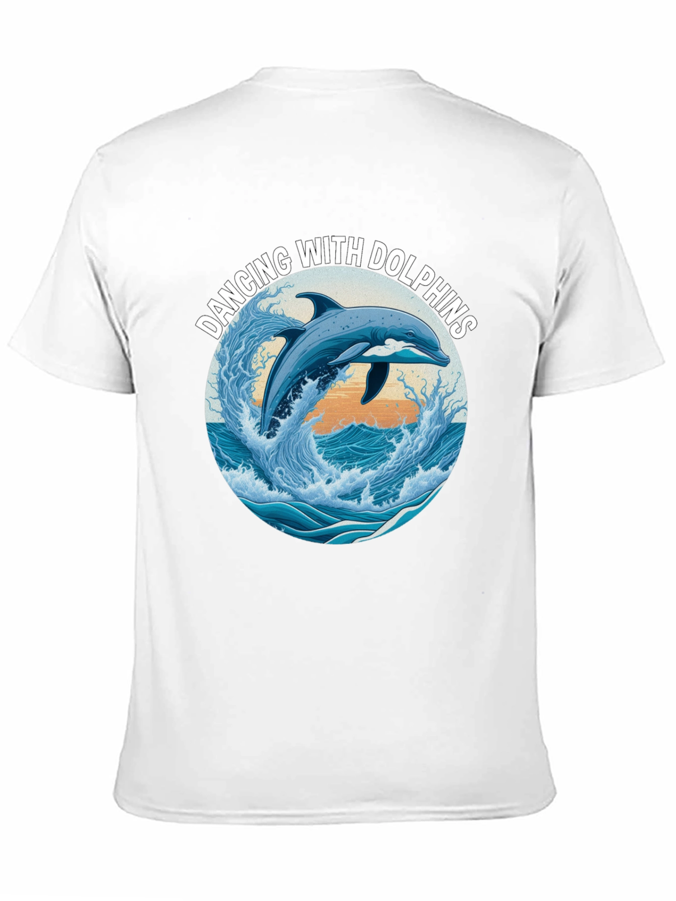 Dancing with Dolphins Graphic Tee