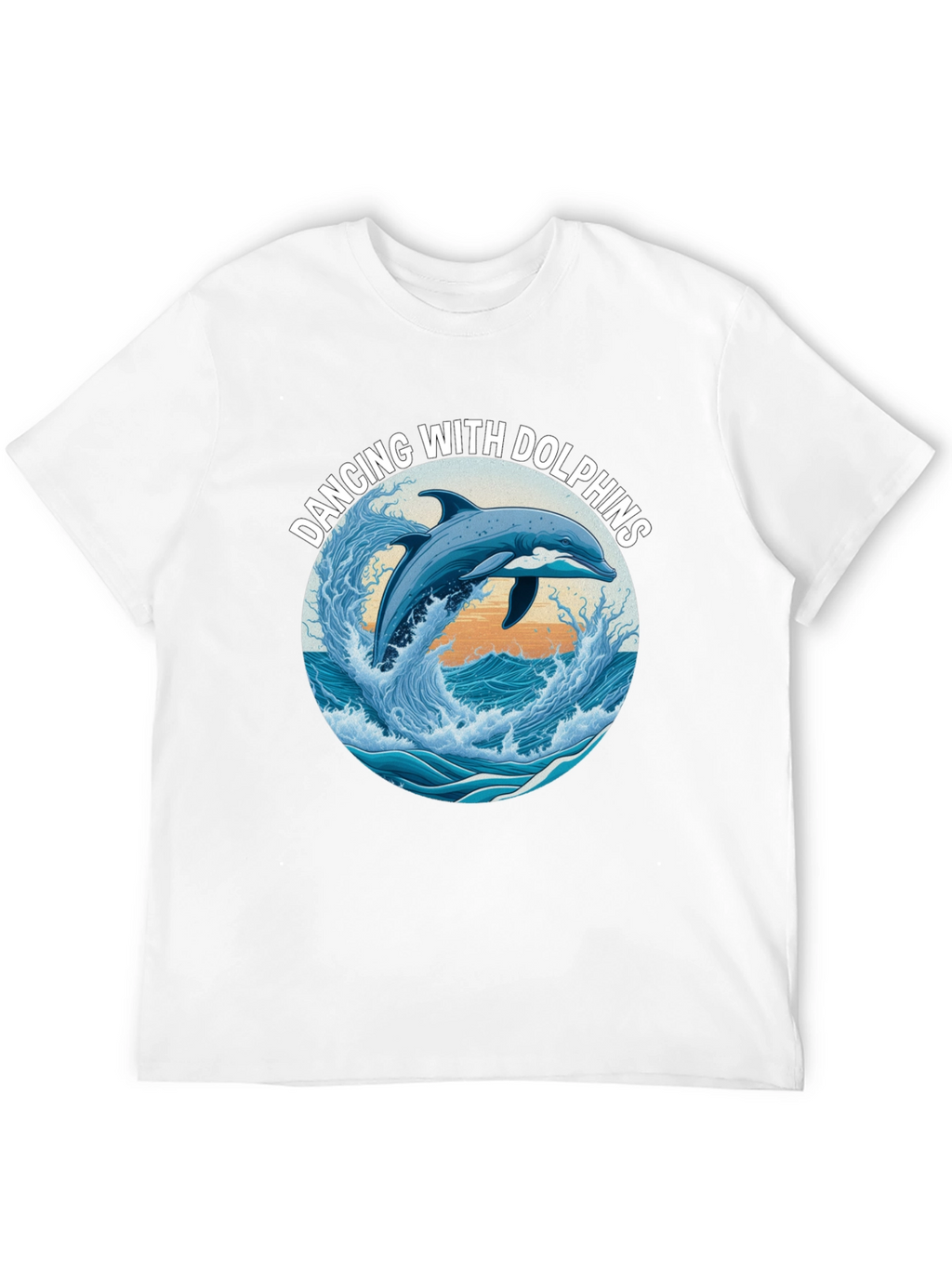 Dancing with Dolphins Graphic Tee