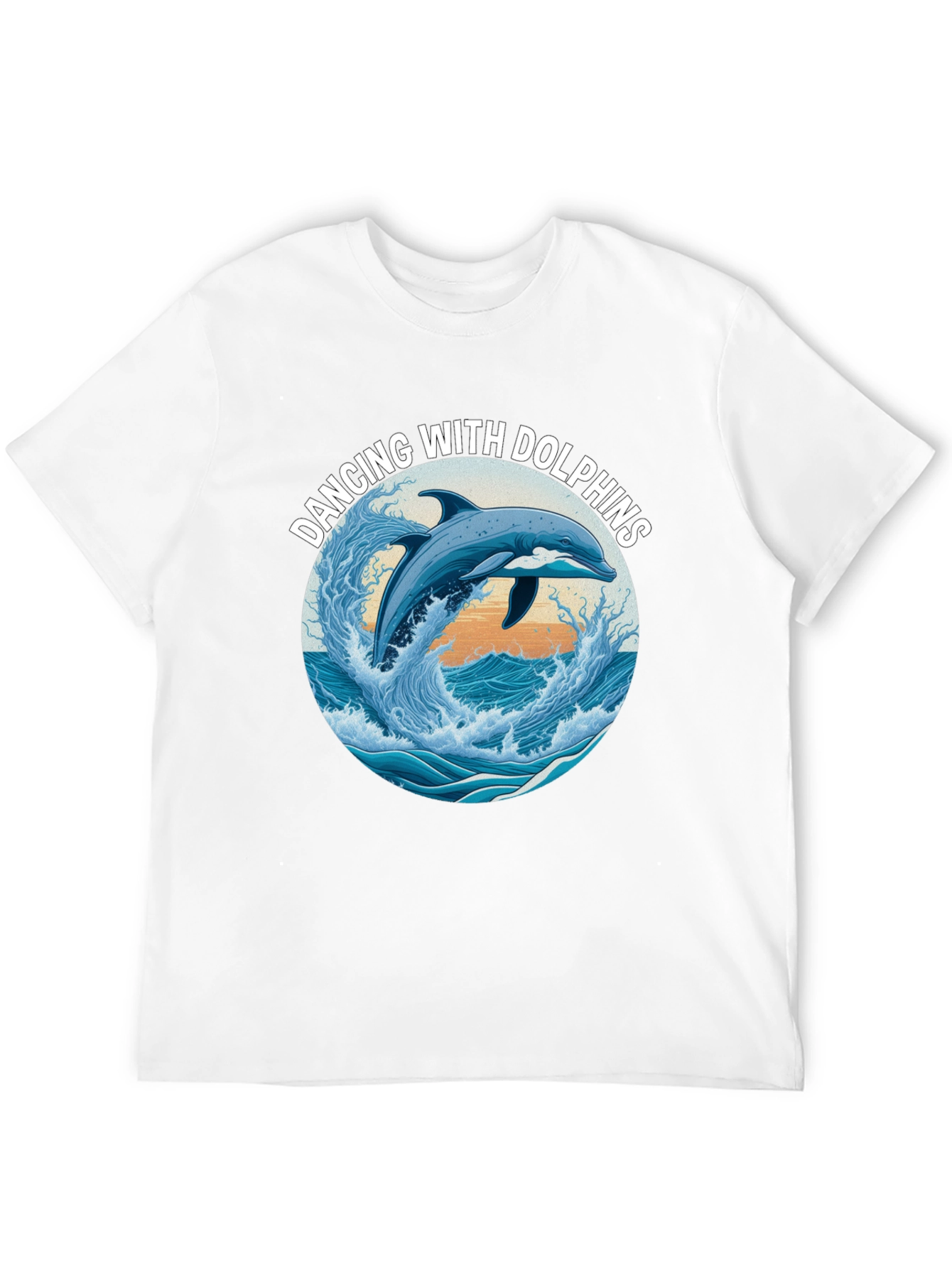 Dancing with Dolphins Graphic Tee