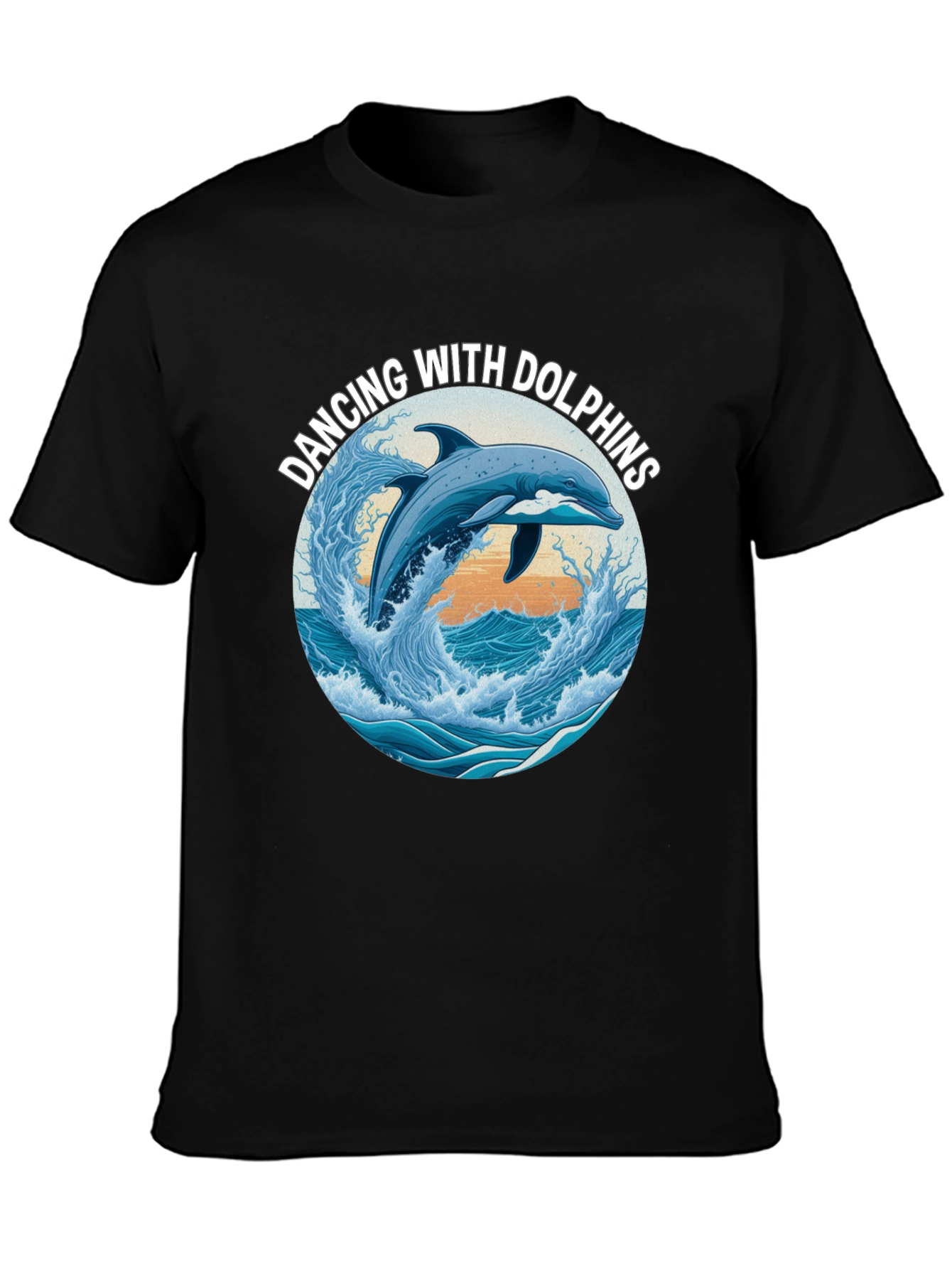 Dancing with Dolphins Graphic Tee