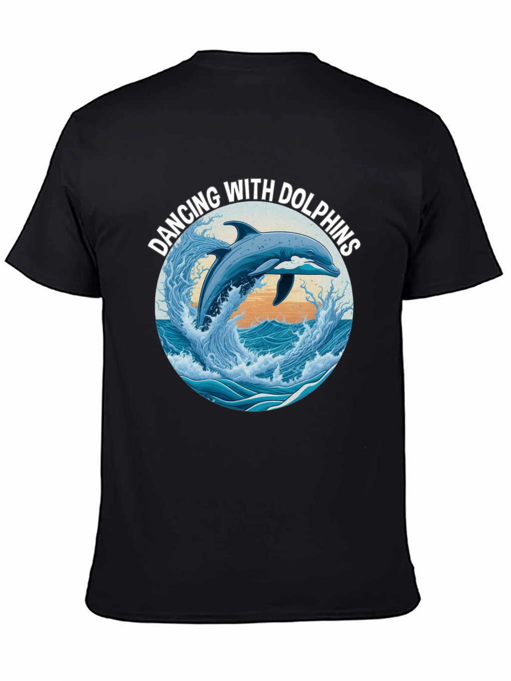 Dancing with Dolphins Graphic Tee