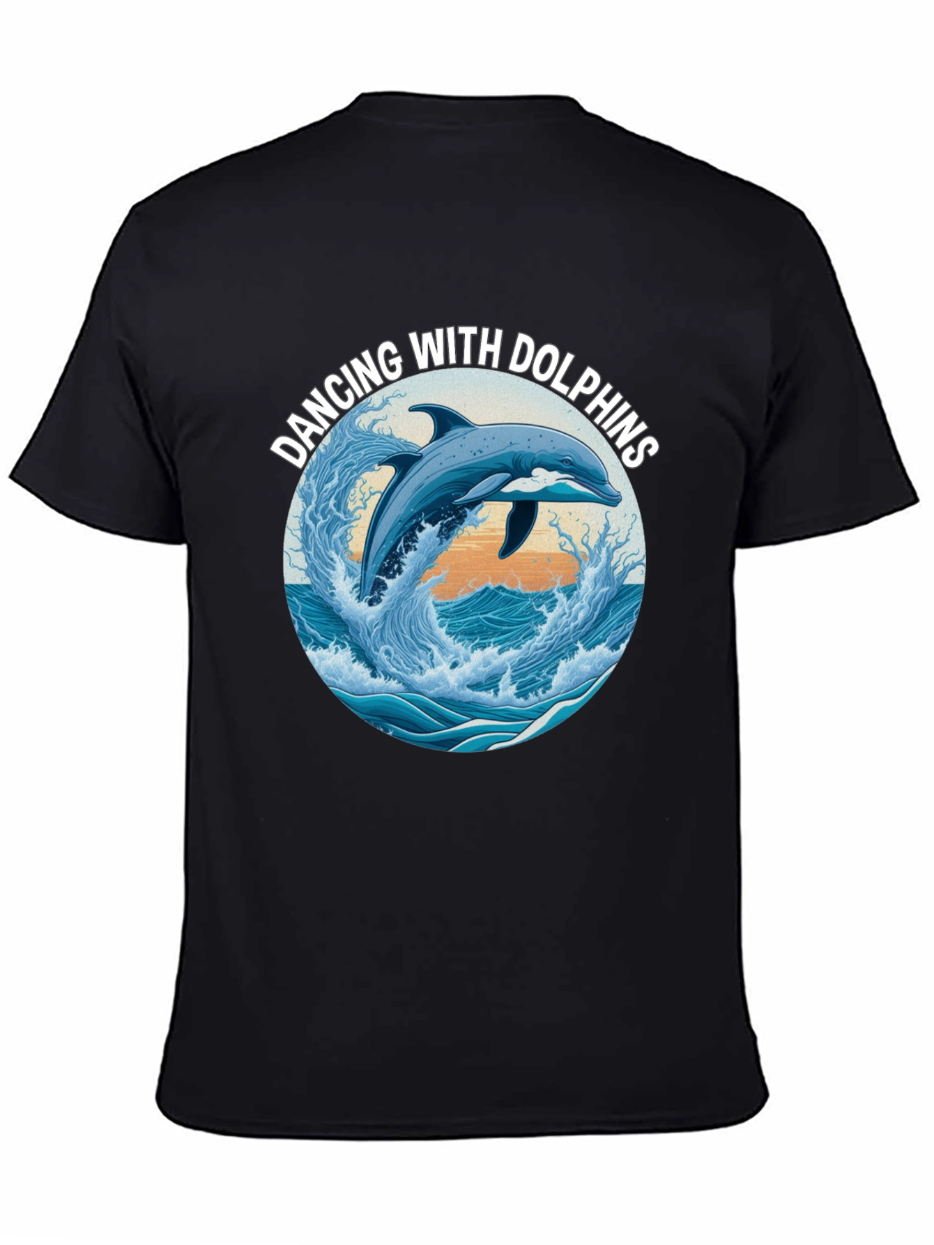 Dancing with Dolphins Graphic Tee
