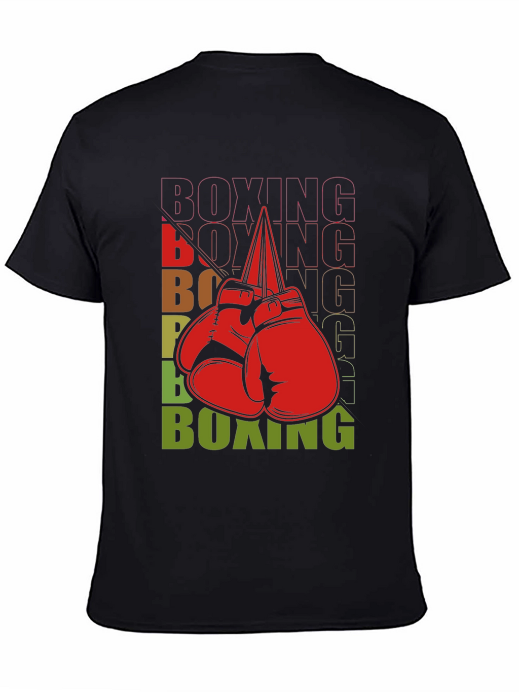 Boxing Gloves Graphic Tee - Retro Style
