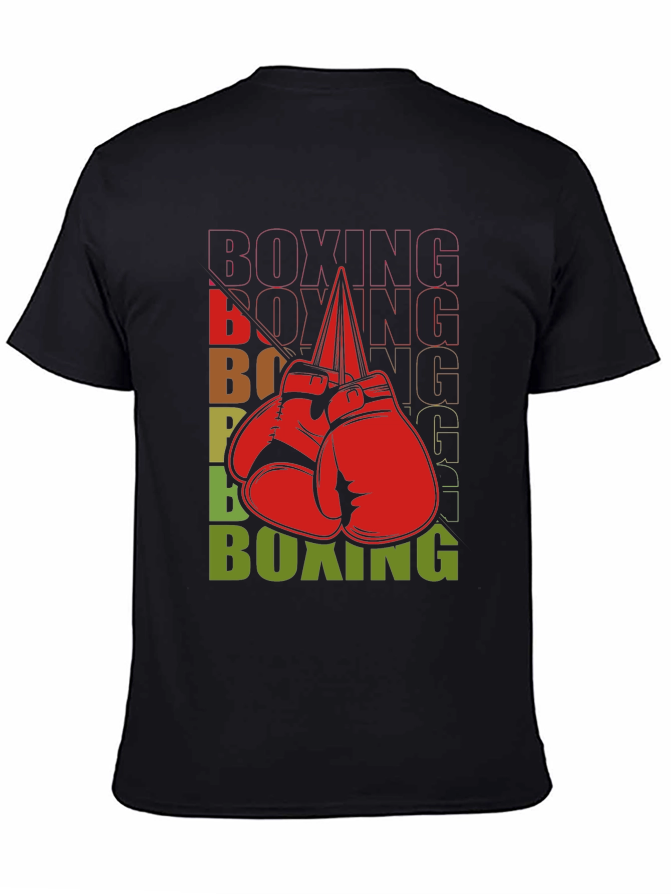 Boxing Gloves Graphic Tee - Retro Style
