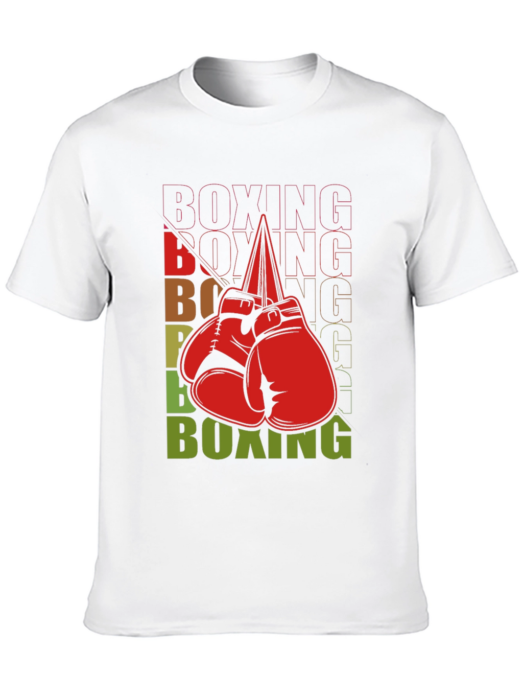 Boxing Gloves Graphic Tee - Retro Style