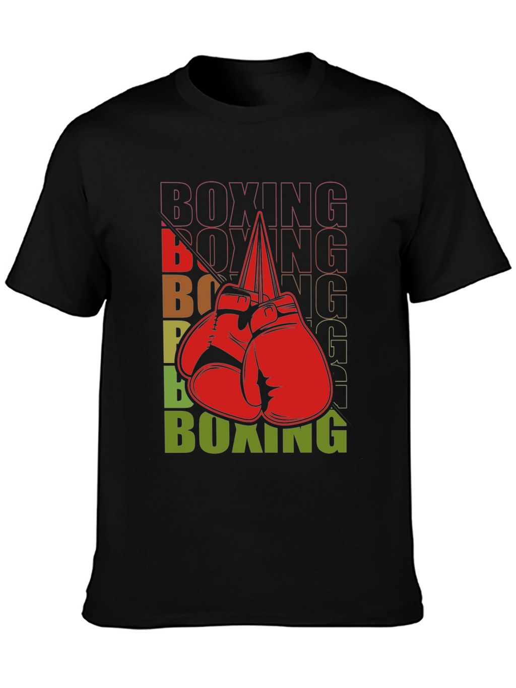 Boxing Gloves Graphic Tee - Retro Style