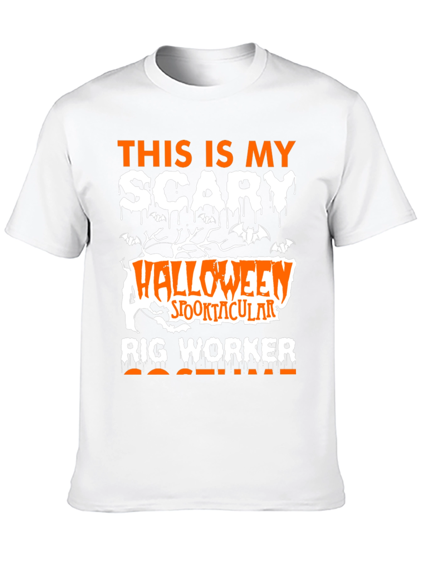 Scary Halloween Rig Worker T-Shirt