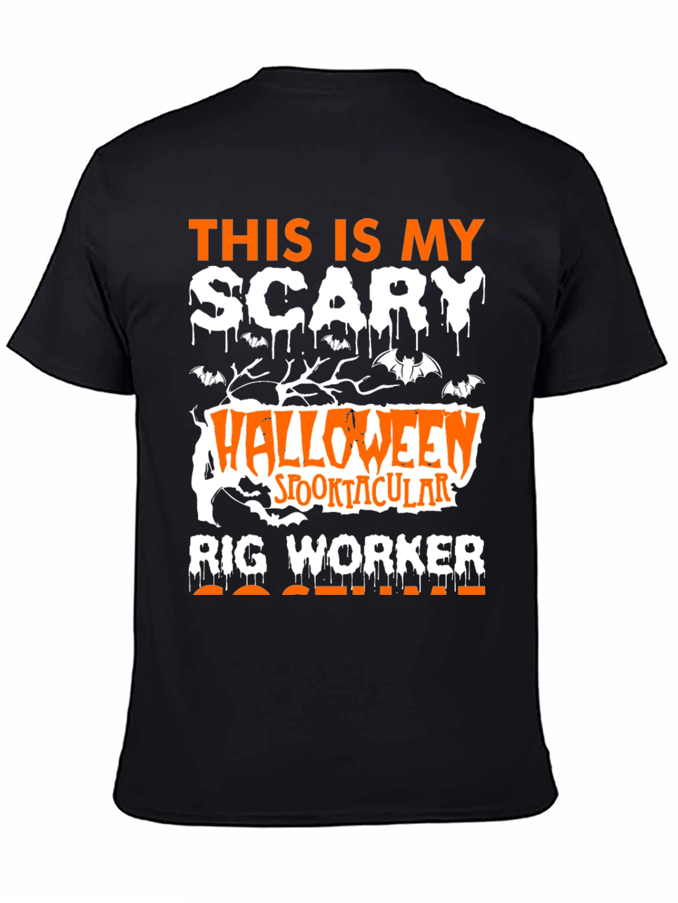 Scary Halloween Rig Worker T-Shirt