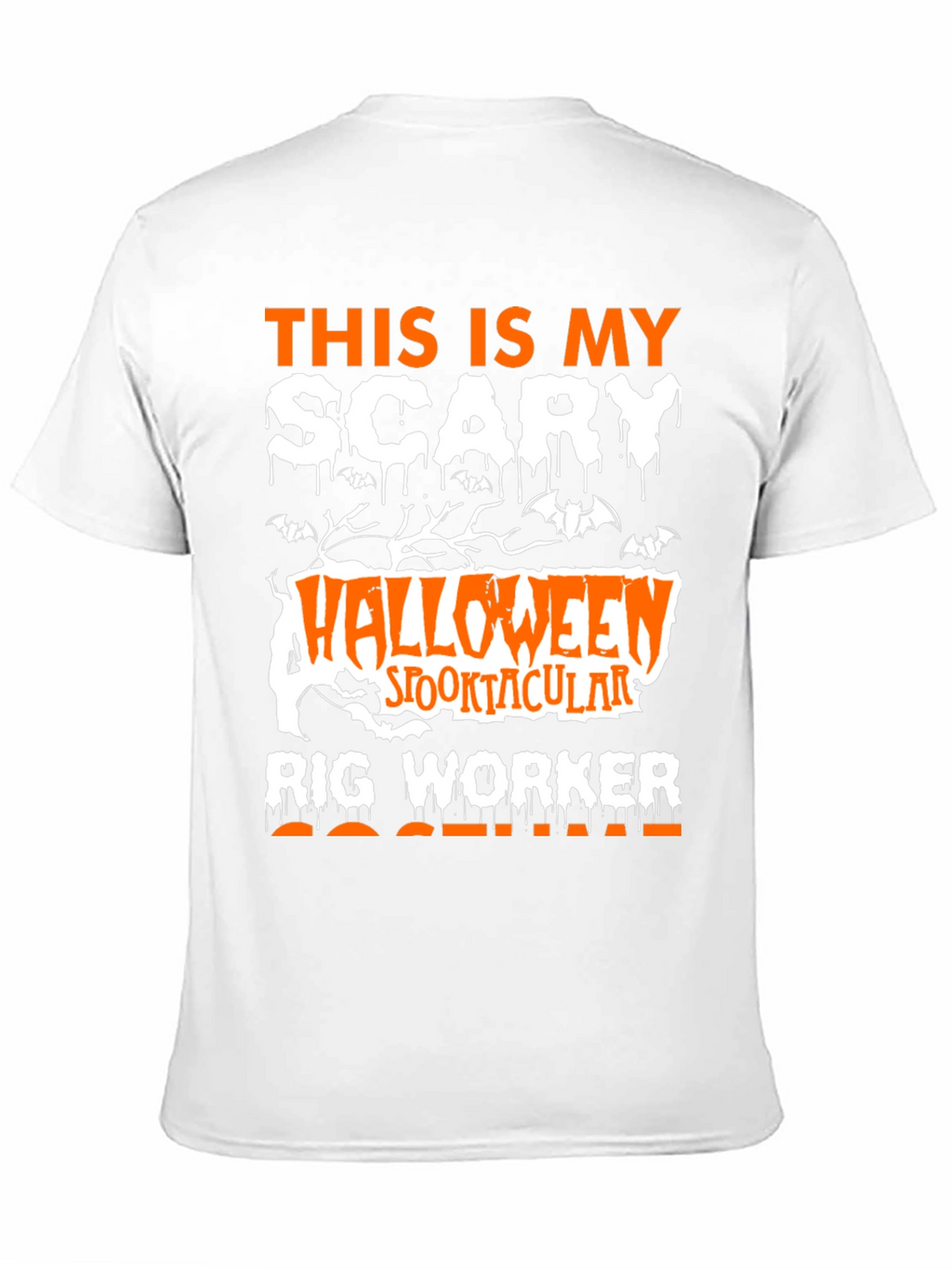 Scary Halloween Rig Worker T-Shirt
