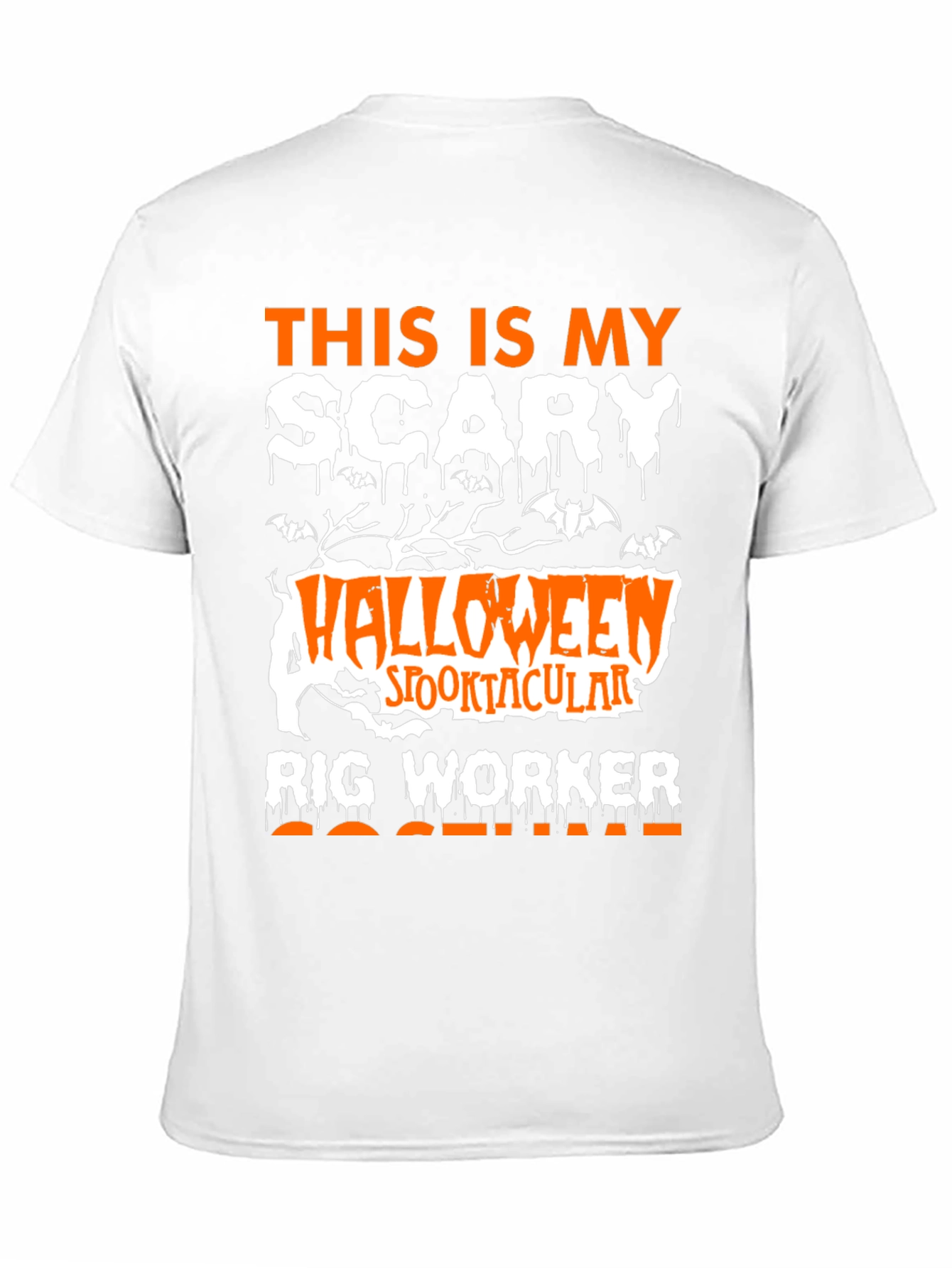 Scary Halloween Rig Worker T-Shirt