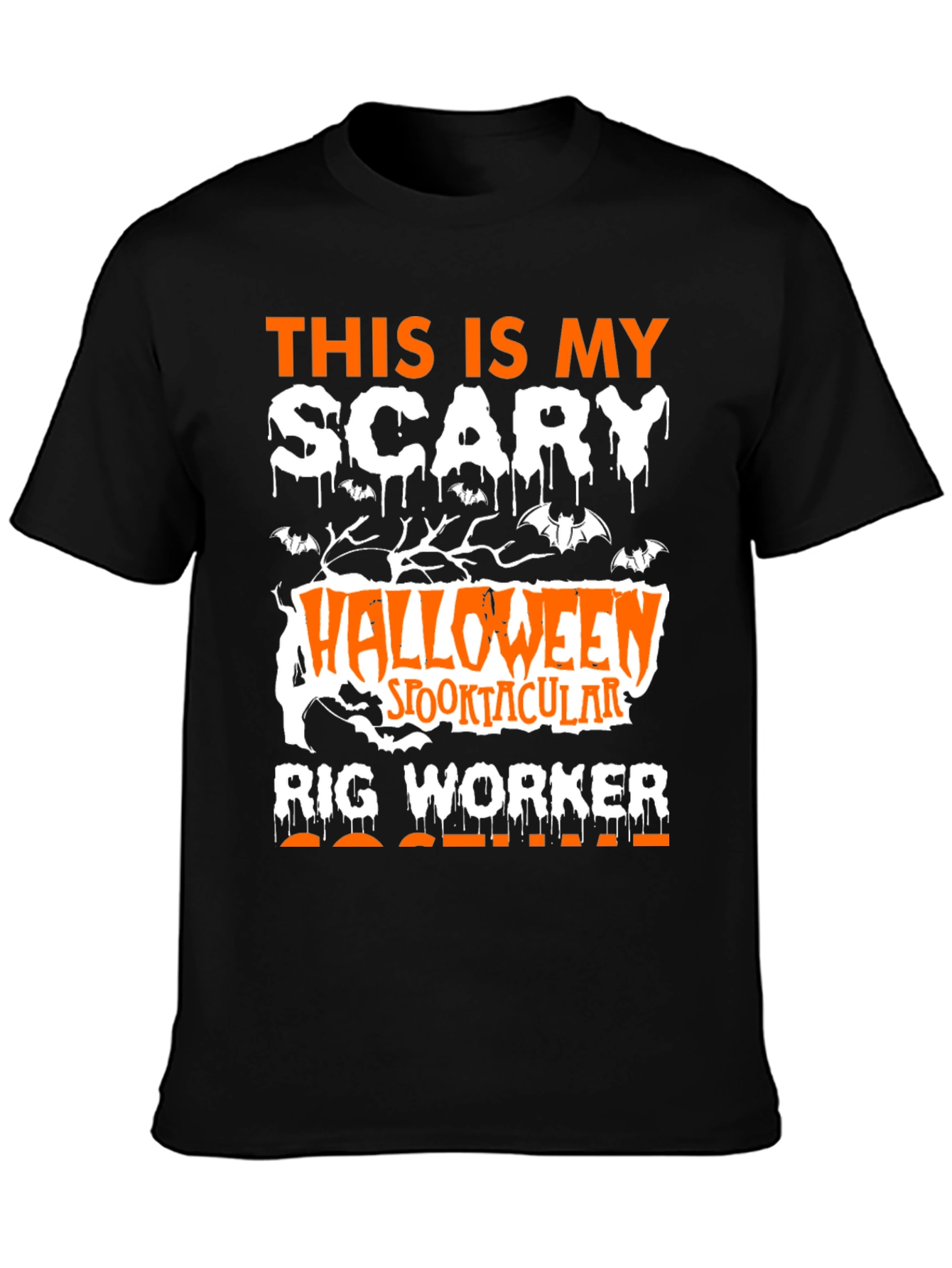 Scary Halloween Rig Worker T-Shirt
