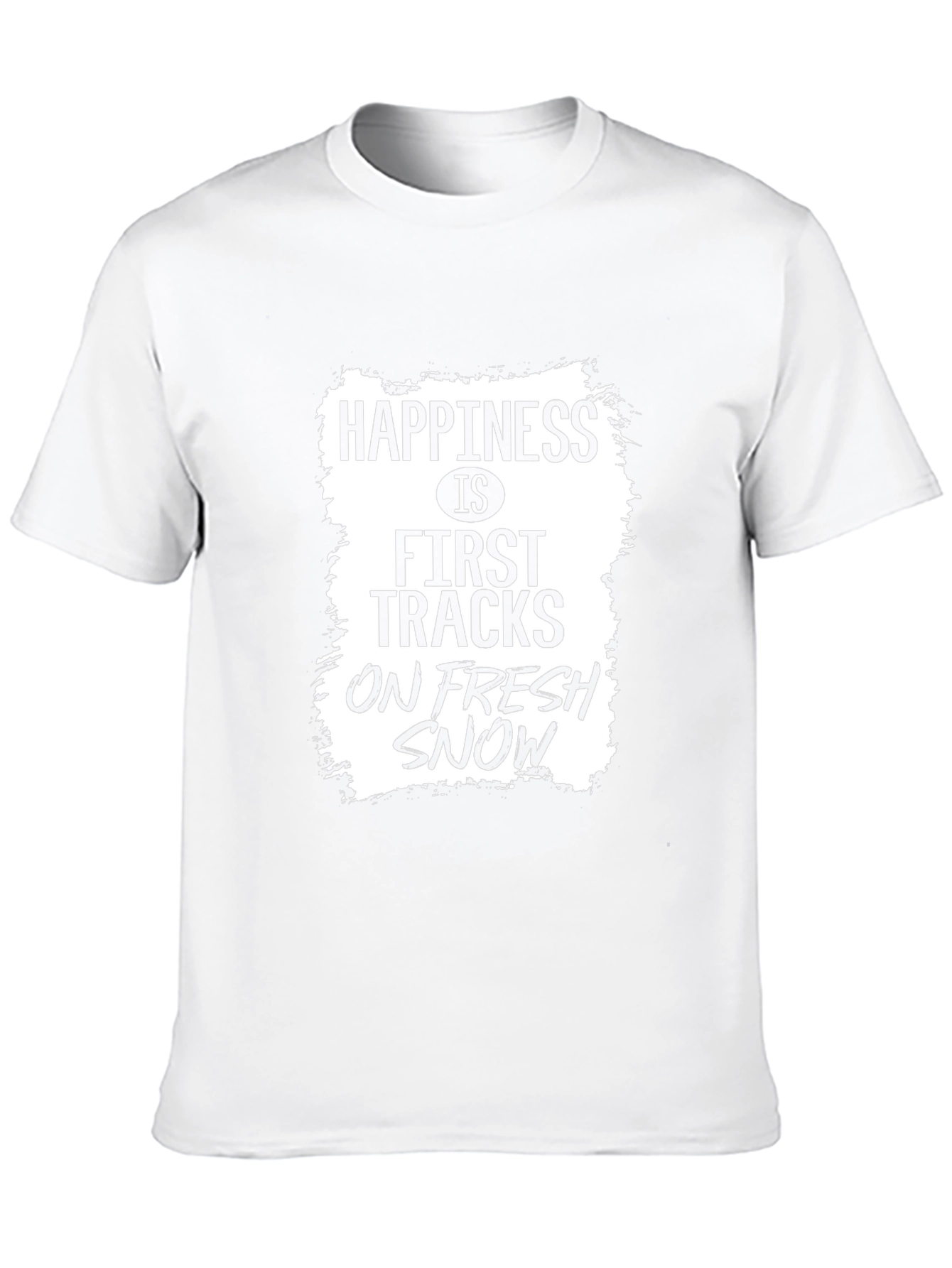 Happiness First Tracks Fresh Snow T-Shirt
