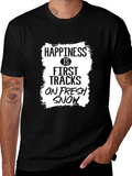 Happiness First Tracks Fresh Snow T-Shirt