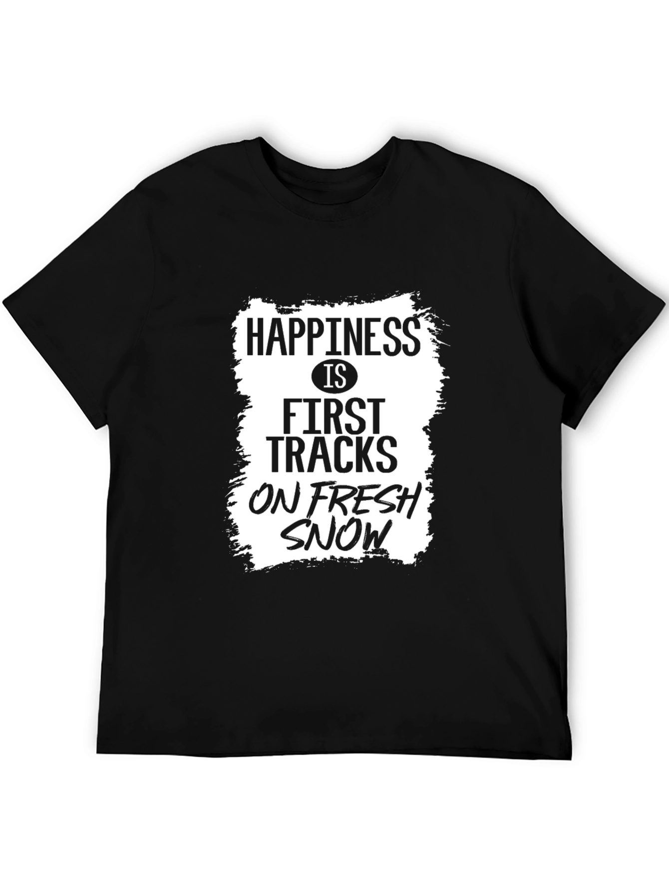 Happiness First Tracks Fresh Snow T-Shirt