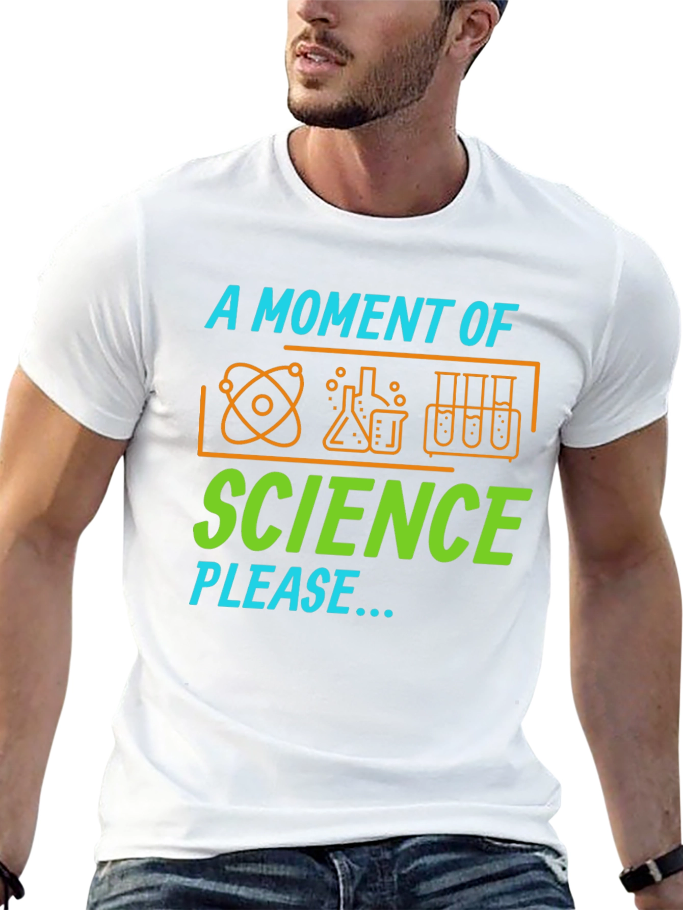 Science Please T-Shirt - Funny Geeky Science Tee