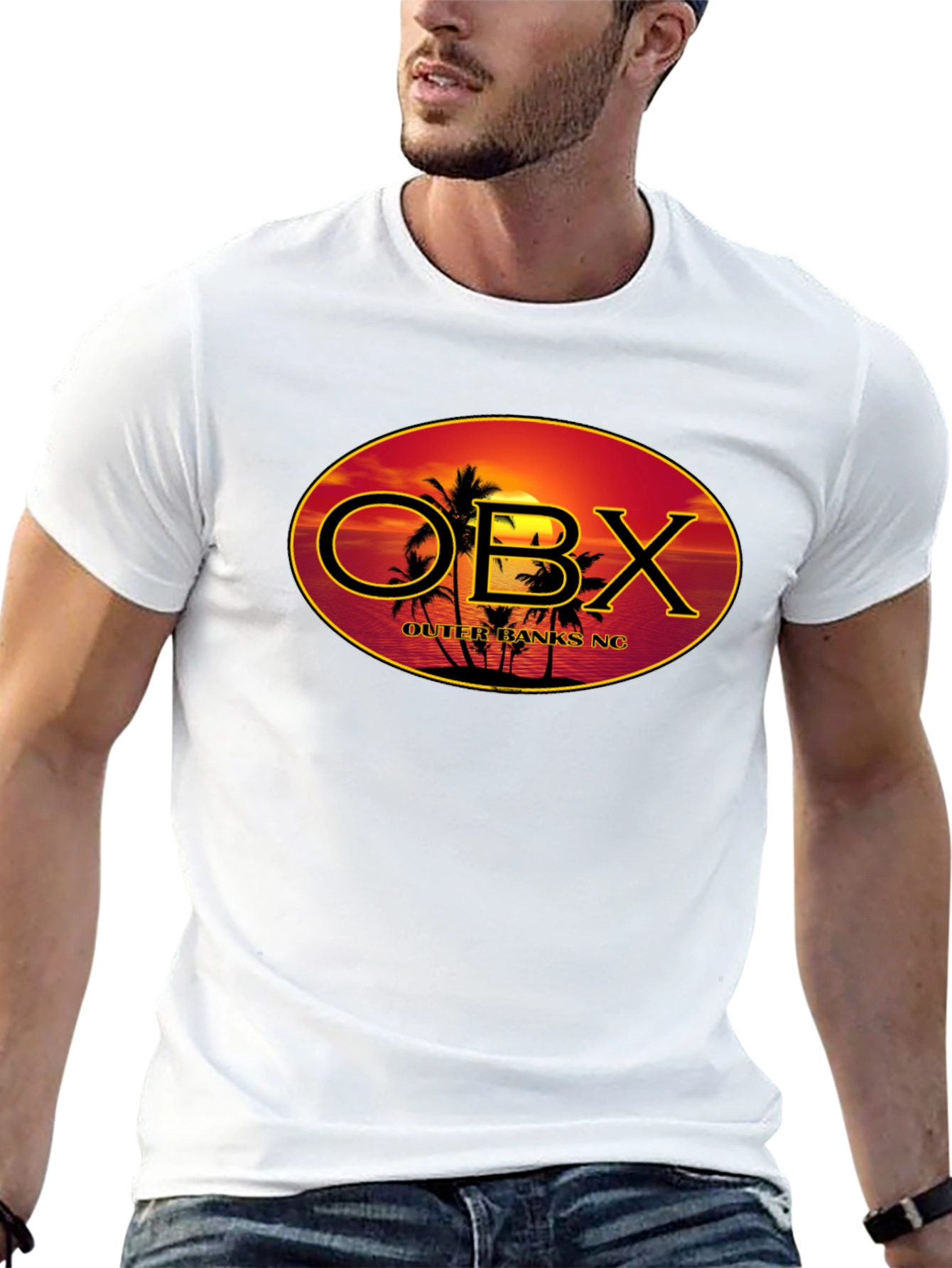 Outer Banks OBX Black Graphic T-Shirt