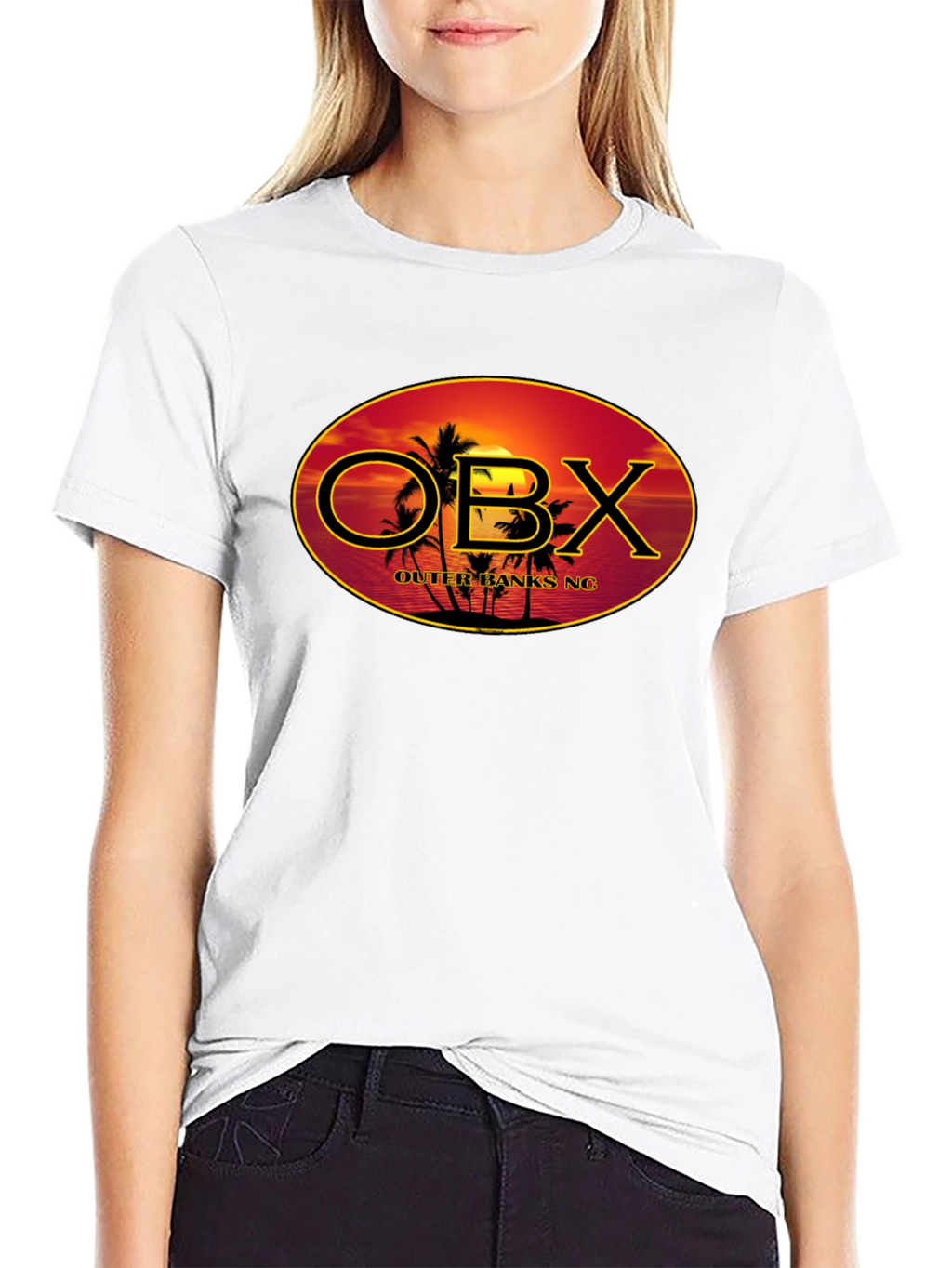 Outer Banks OBX Black Graphic T-Shirt