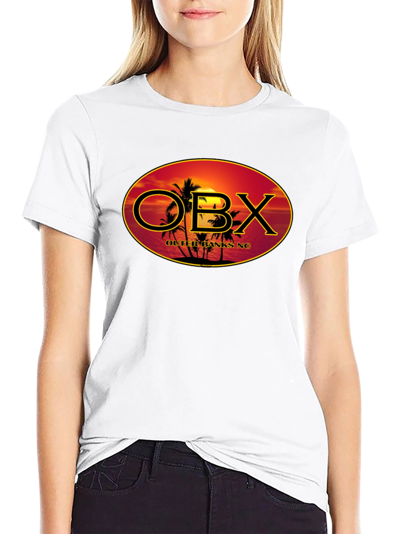 Outer Banks OBX Black Graphic T-Shirt