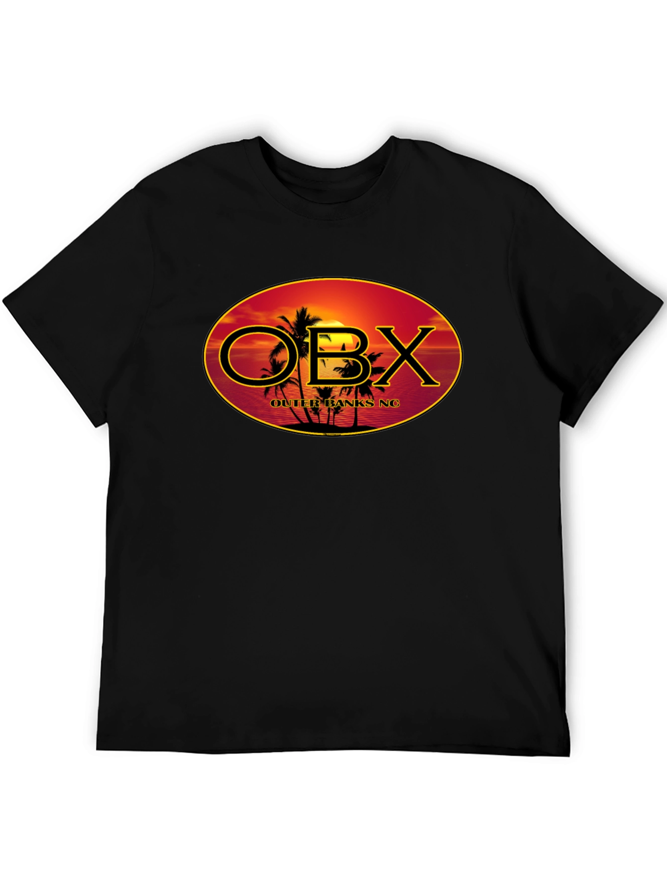 Outer Banks OBX Black Graphic T-Shirt